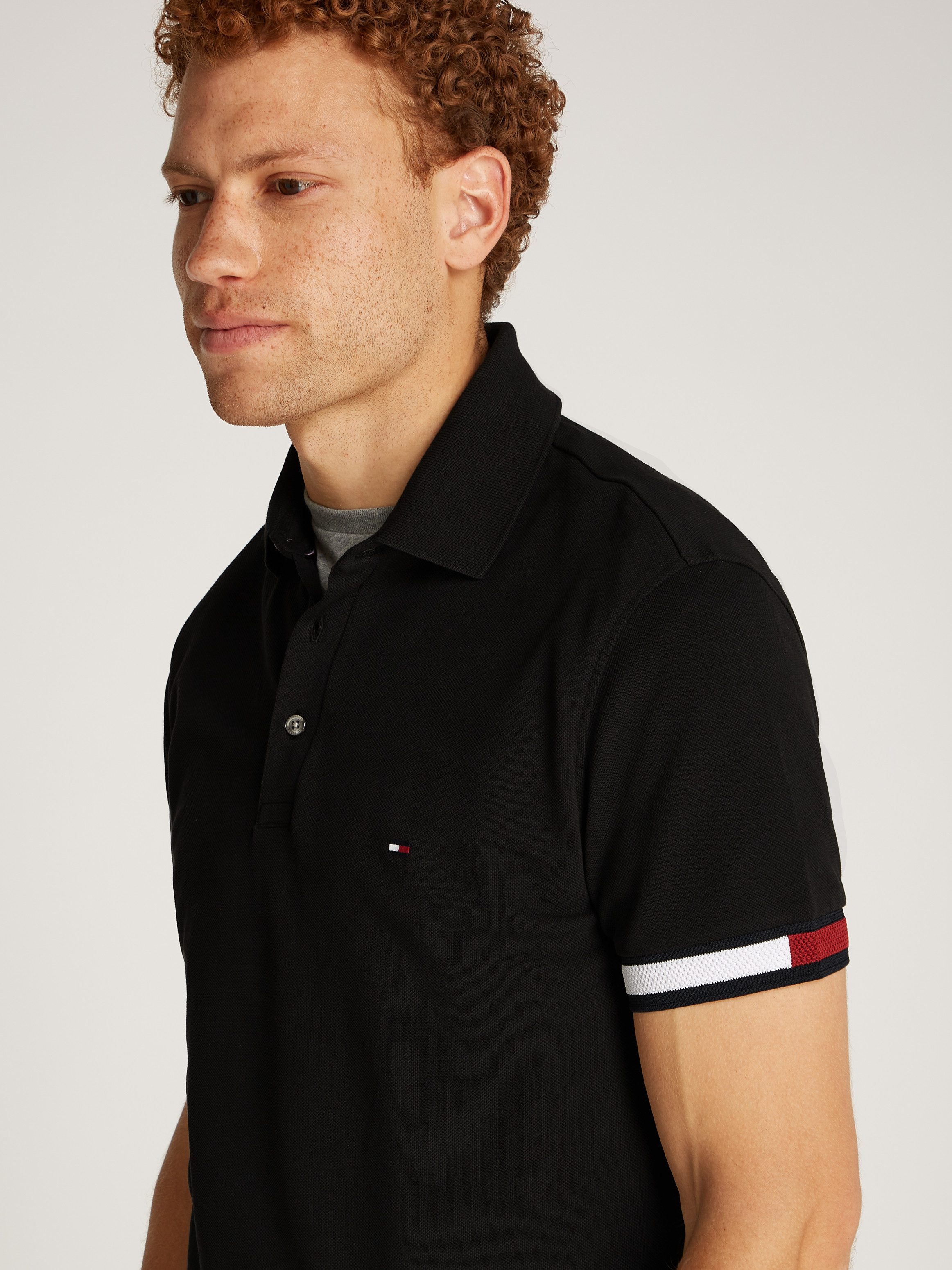 Tommy Hilfiger Poloshirt FLAG CUFF SLIM POLO