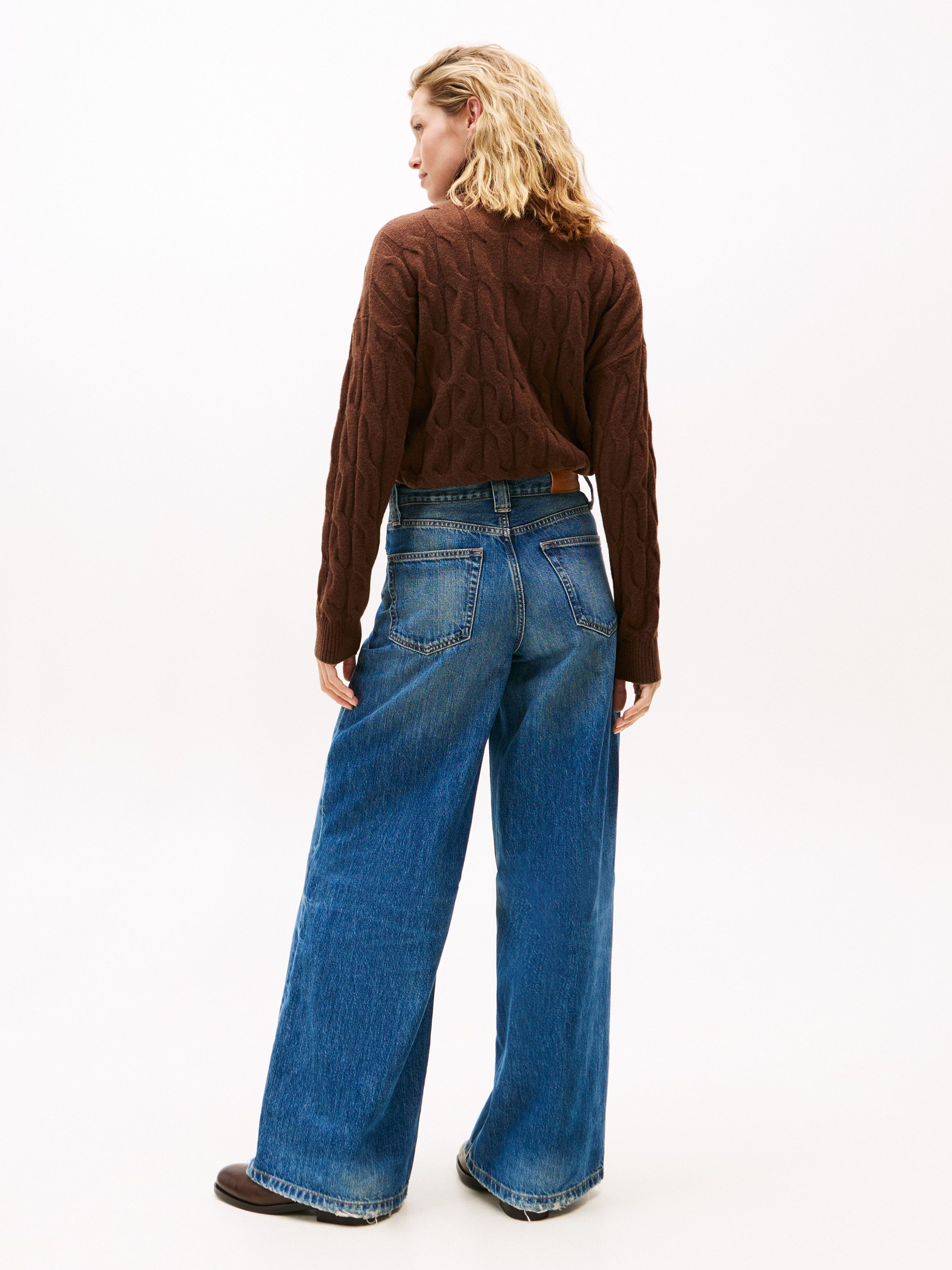 Tommy Hilfiger High-waist jeans DNM KRIS 70's WIDE LEG HW