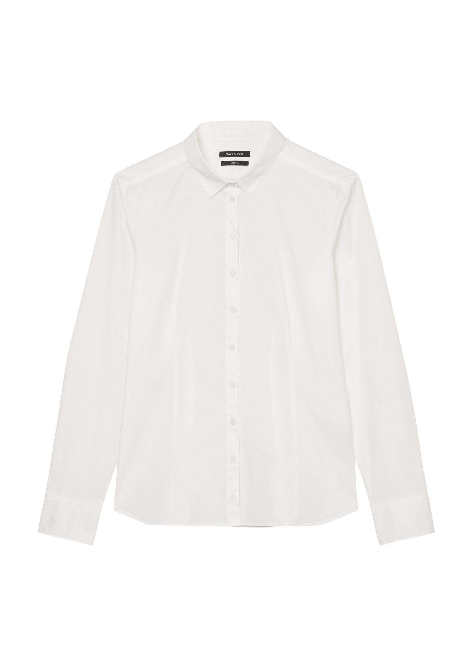 Marc O'Polo Overhemdblouse Blouse, kent collar, long sleeved, slim fit, classic style,