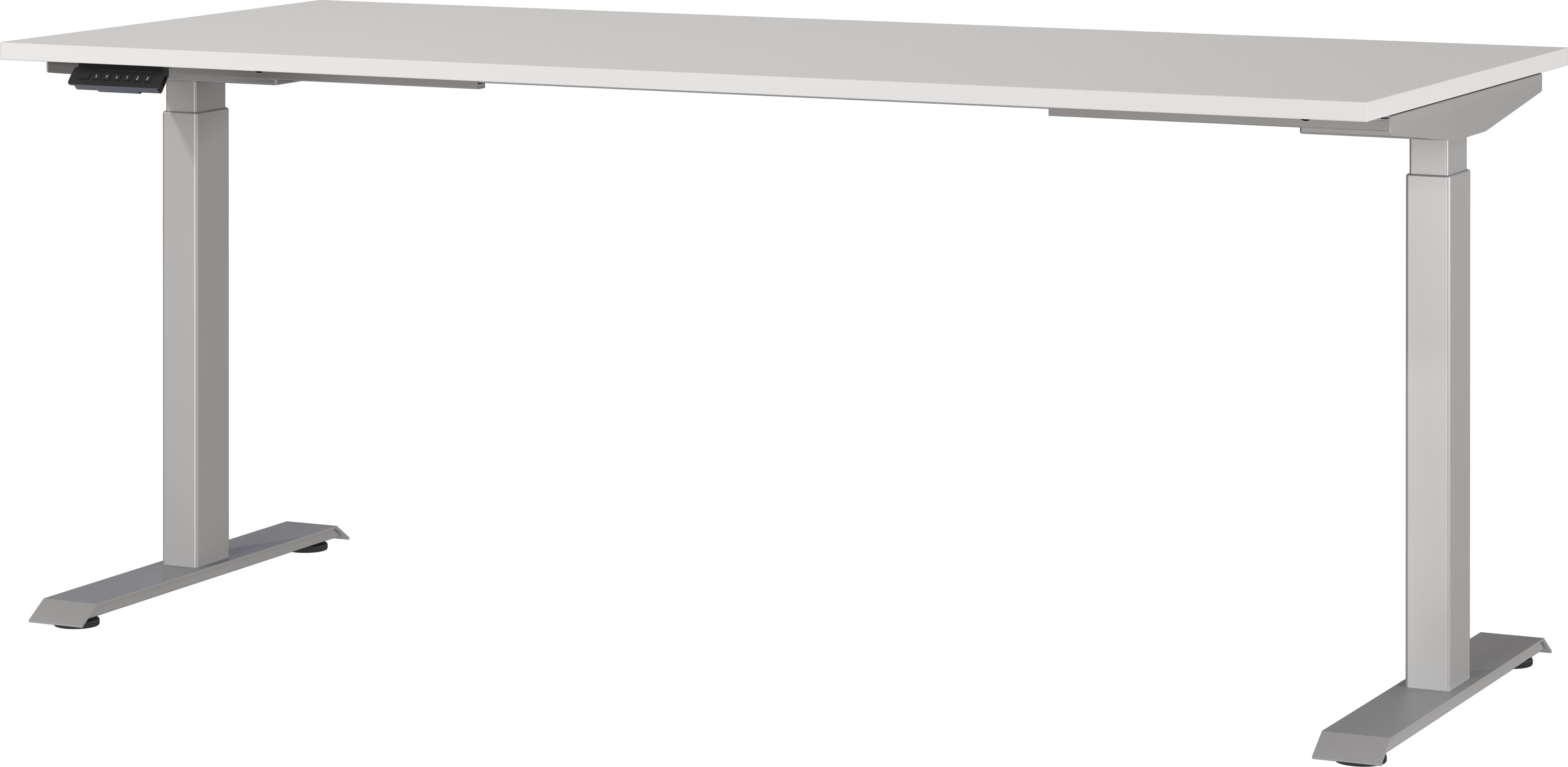 GERMANIA Bureau GW-Agenda elektrisch in hoogte verstelbaar (72-120 cm) met geheugenfunctie & usb-oplaadstation, verschillende breedtes