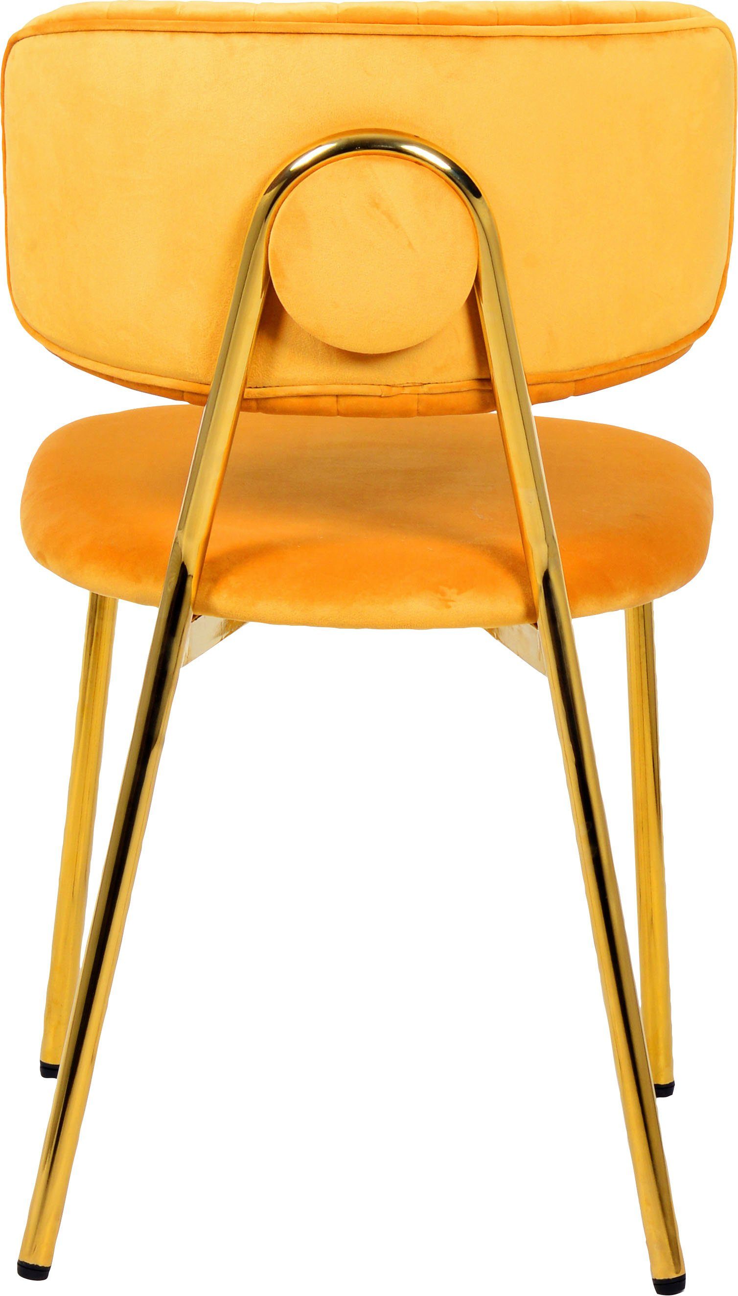 Kayoom Eetkamerstoel Stoel Kian 125 2-delige set, filigraan metalen frame, onderhoudsvriendelijke fluwelen bekleding (set, 2 stuks)