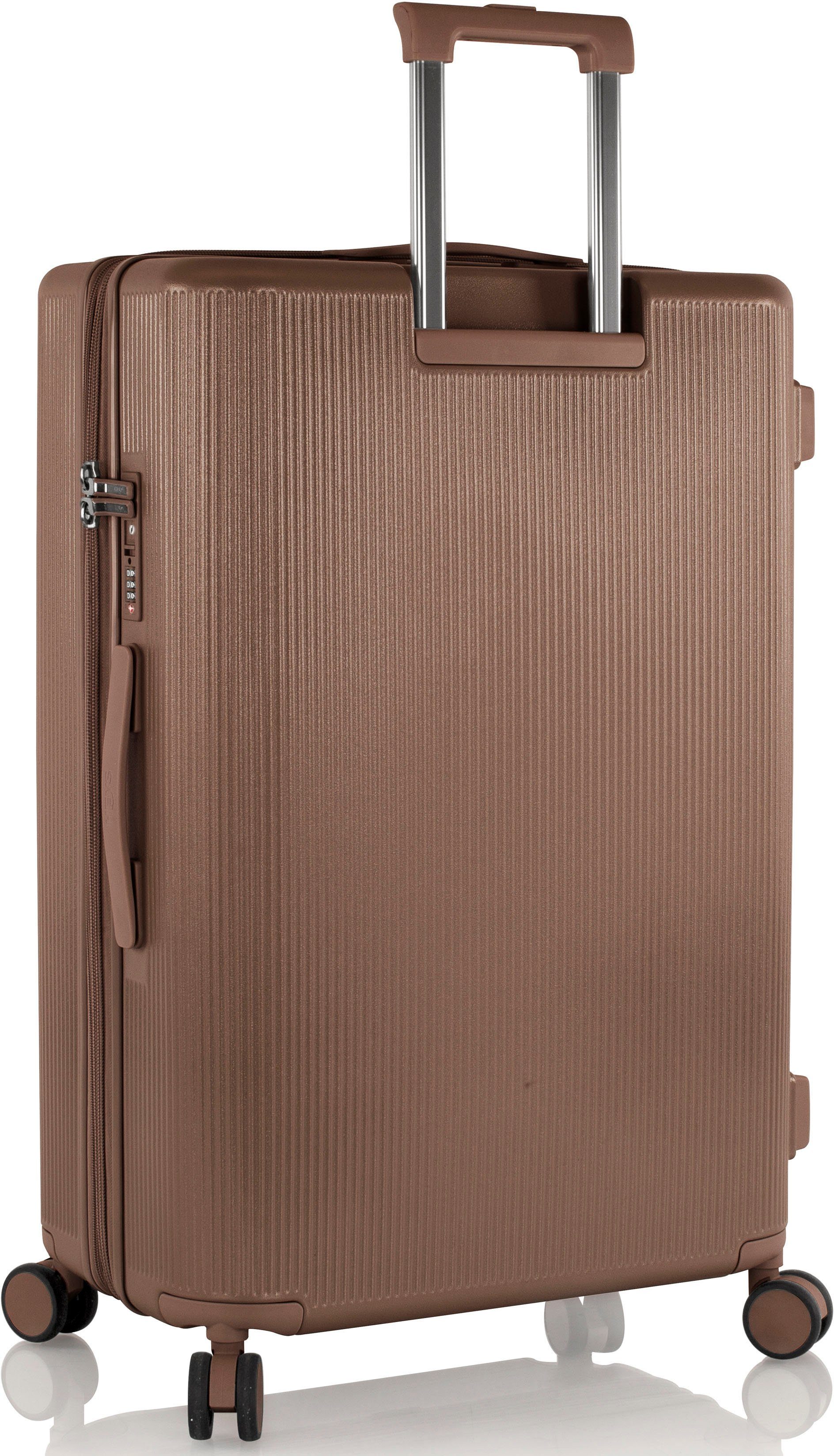 Heys Hardshell-trolley Earthtone verschillende maten en kleuren x Joachim Llambi reisbagage TSA-slot volumevergroting