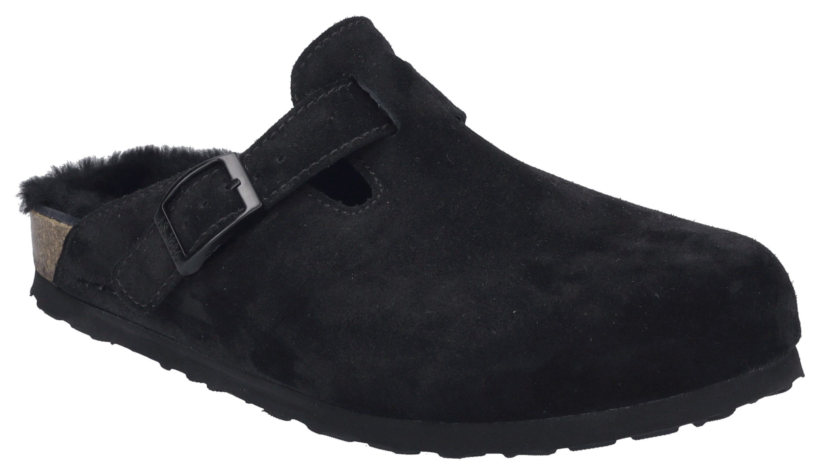 Josef Seibel Pantoffels Hermine 09 winterschoenen, pantoffelen, clogs met schapenwol-voering dames pantoffels maat 37 zwart