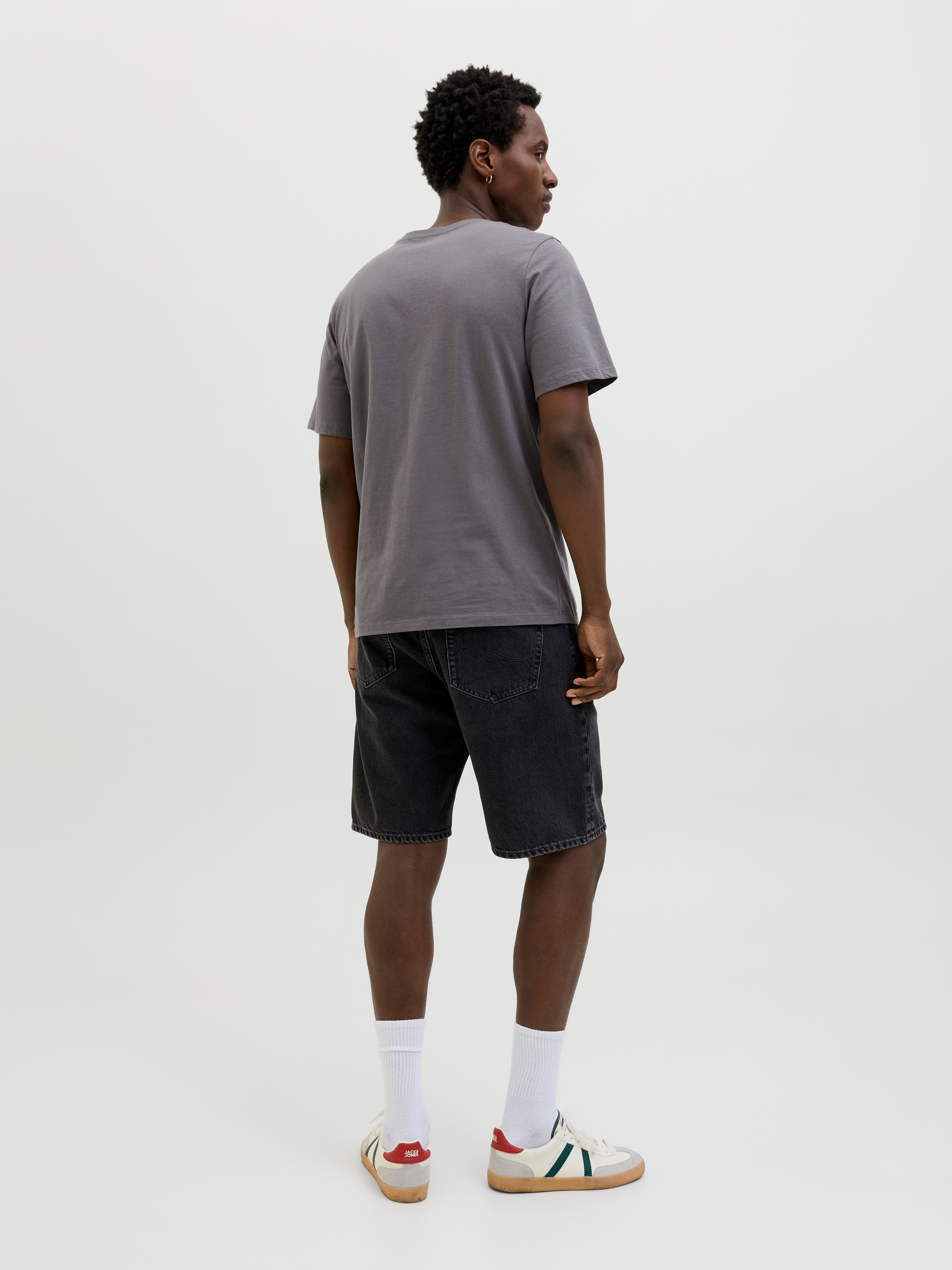Jack & Jones Shirt met print JJJAXON TEE SS CREW NECK