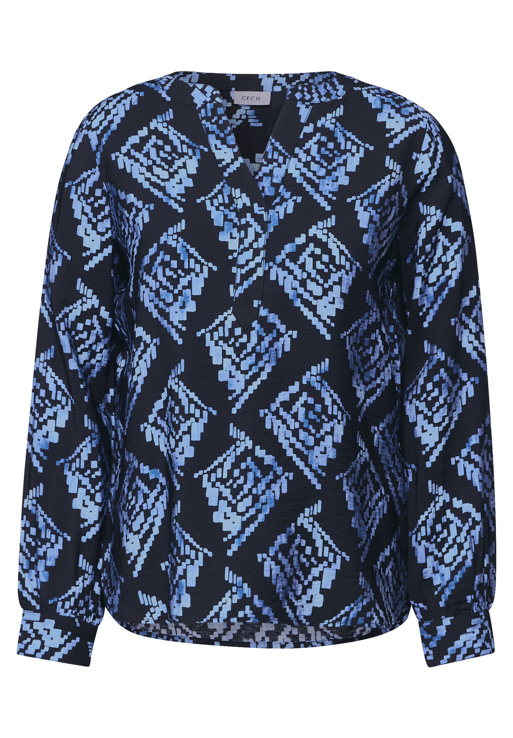 Cecil Blouse met lange mouwen met grafisch patroon