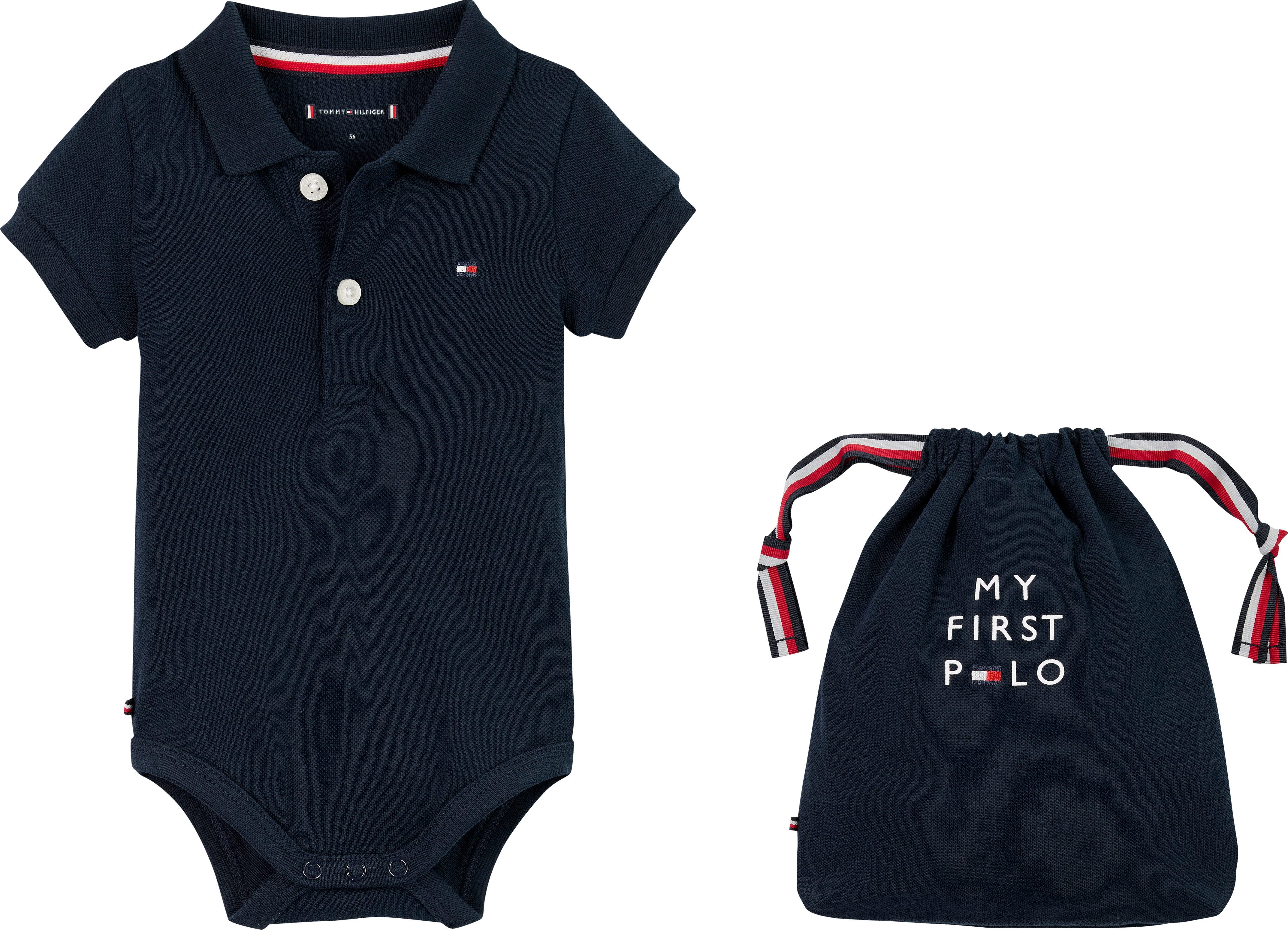 Tommy Hilfiger Newborn-cadeauset POLO BODY GIFTPACK (set, 2-delig, 2 stuks)