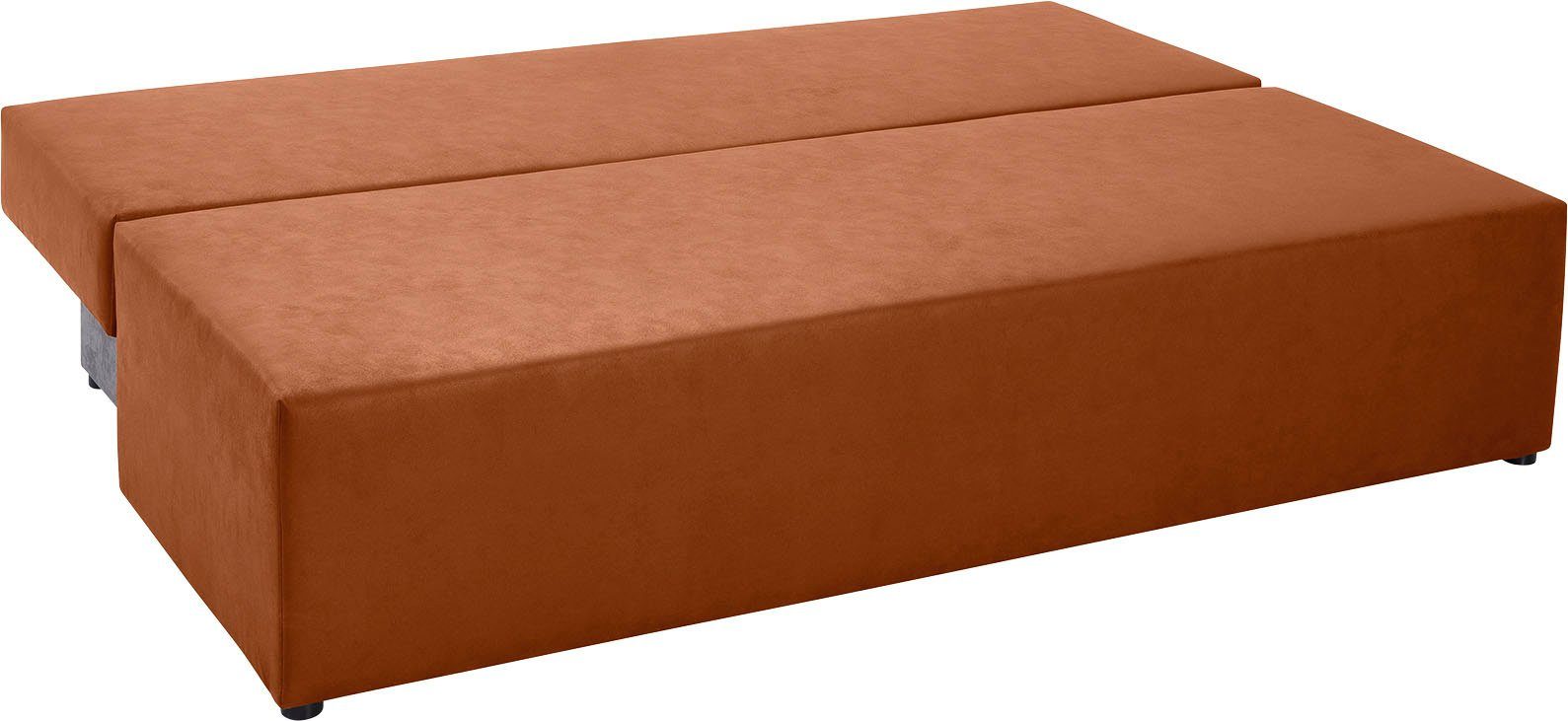 exxpo - sofa fashion Slaapbank Exxpo Tabou, Slaapbank met geweldige Opties Slaapfunctie,bedkist, naar keuze met liftbedfunctie en binnenvering