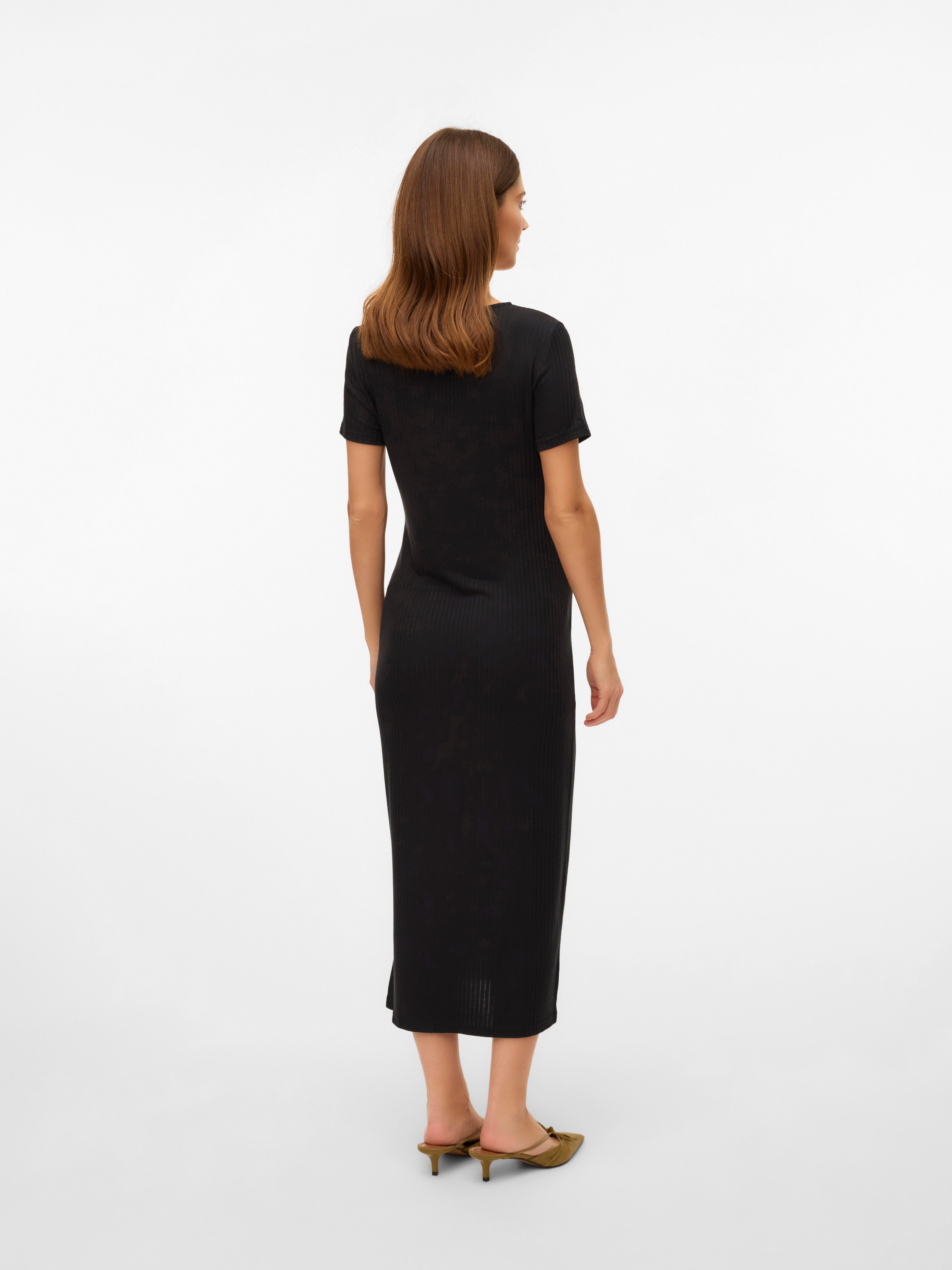 Mamalicious Jerseyjurk MLTRINITY TESS SS JRS MIDI DRESS 2F NOOS