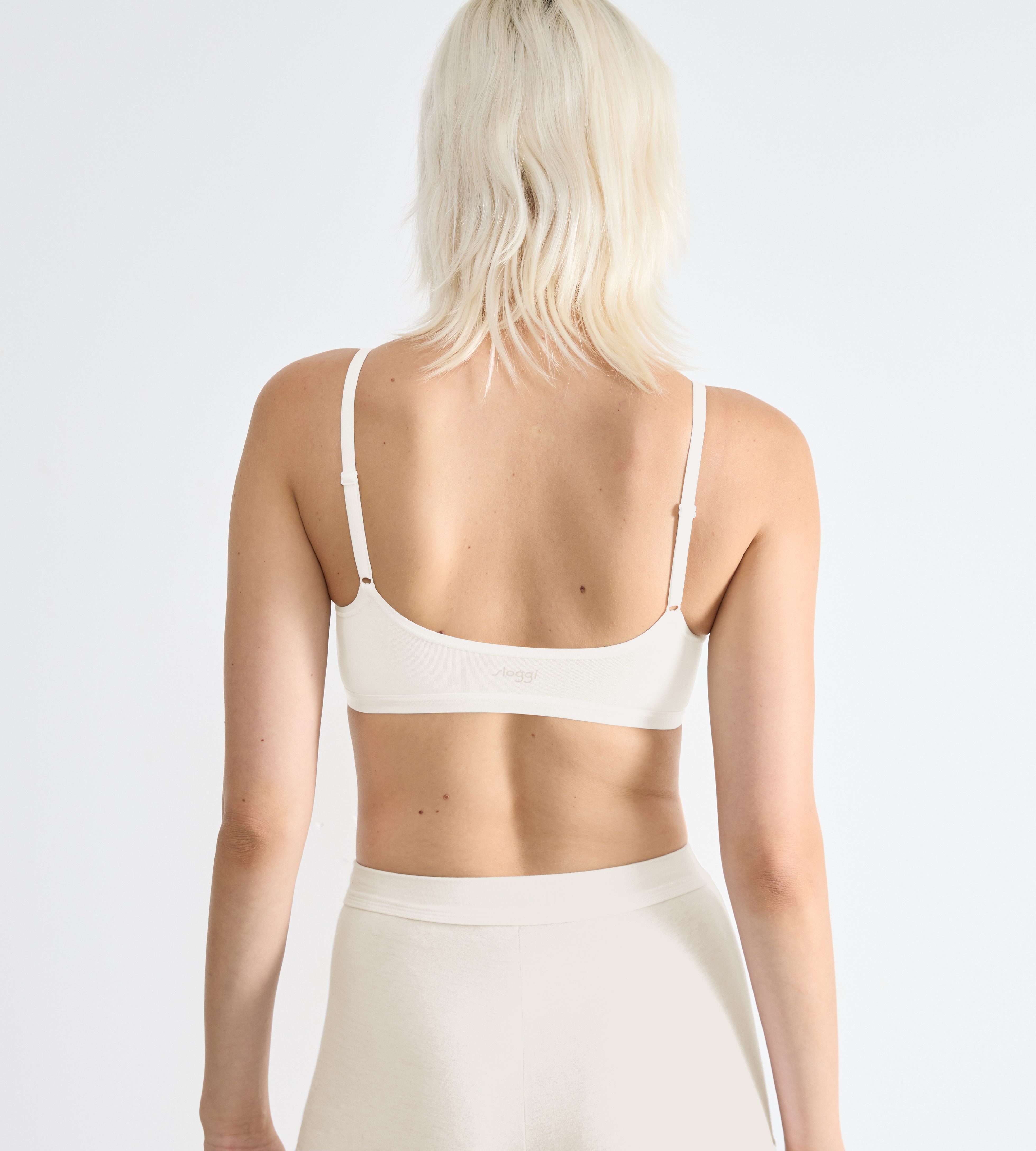 Sloggi Bustier GO Daily Cotton Top glans-effect details