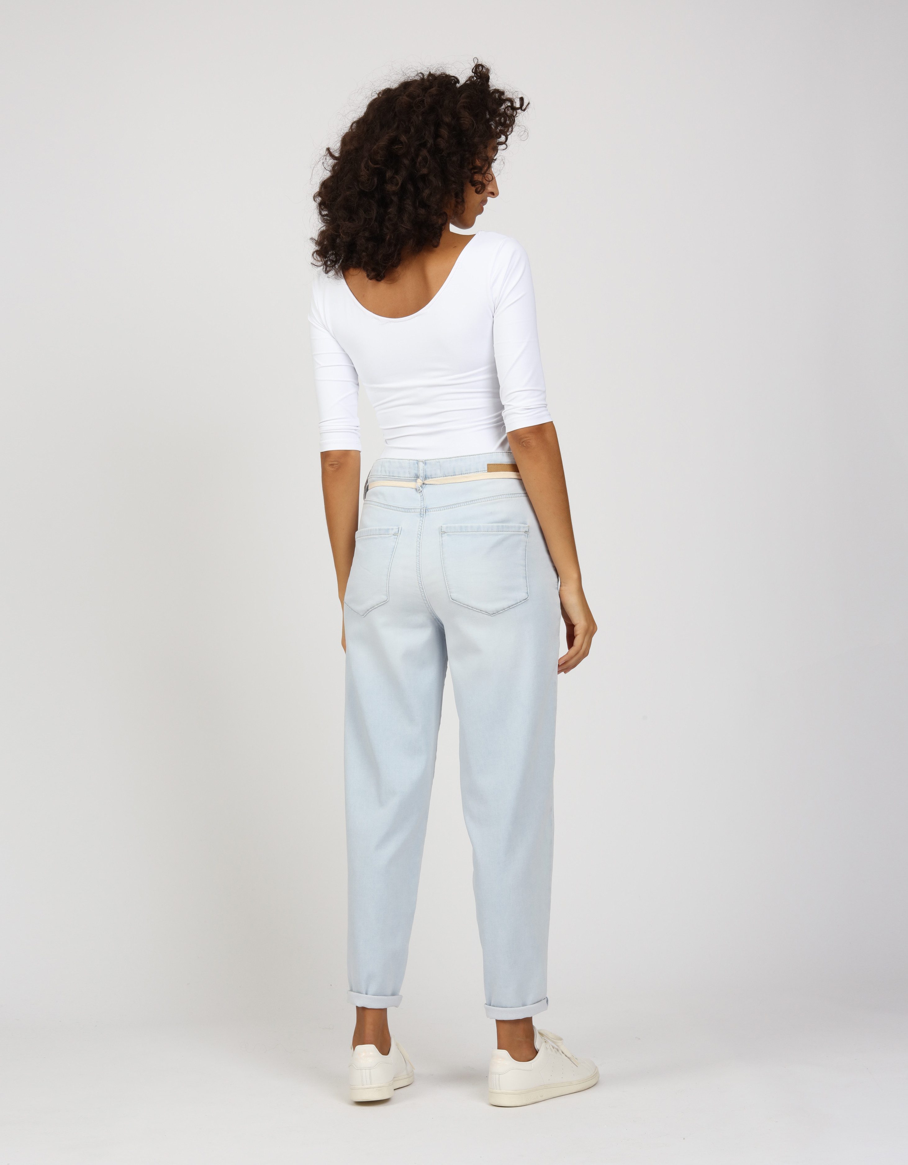 GANG 5-pocket jeans 94VIA JOGGER met koordriem en o-vorm