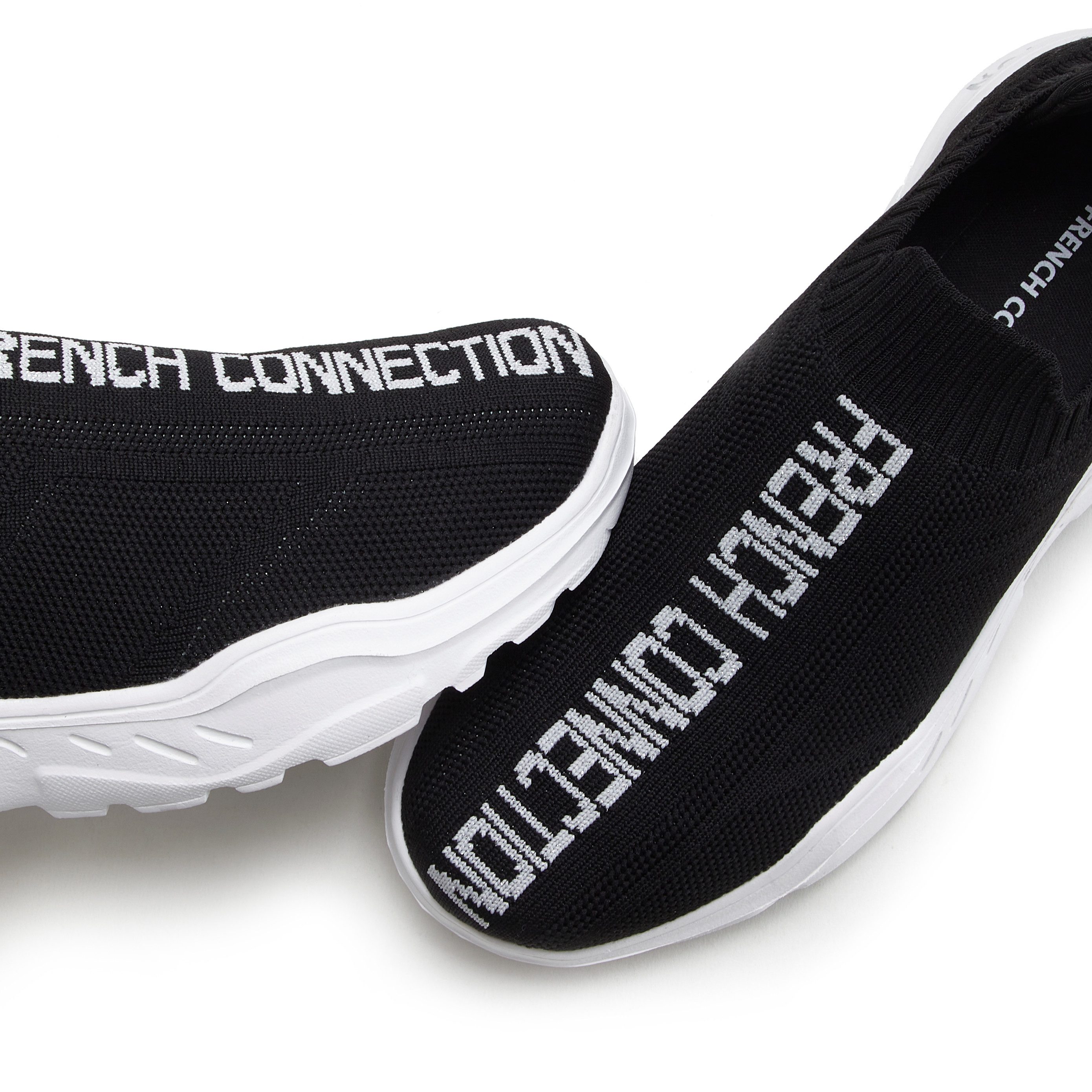 French Connection Sneakers Slipper, slip-ons, lage schoen, vrijetijdsschoen om in te schieten VEGAN
