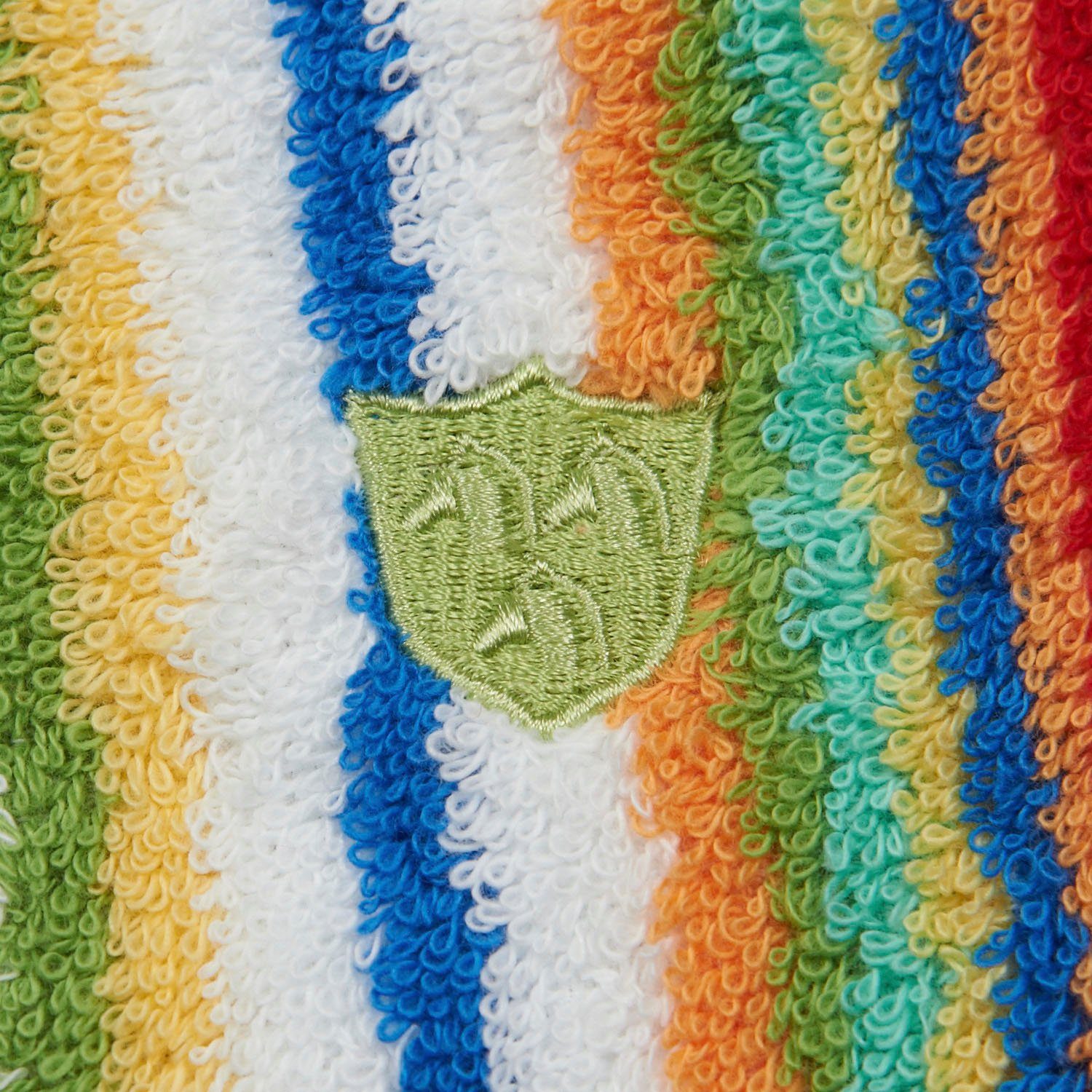 ROSS Handdoek VITA met strepen en geborduurd ross-embleem (2 stuks)