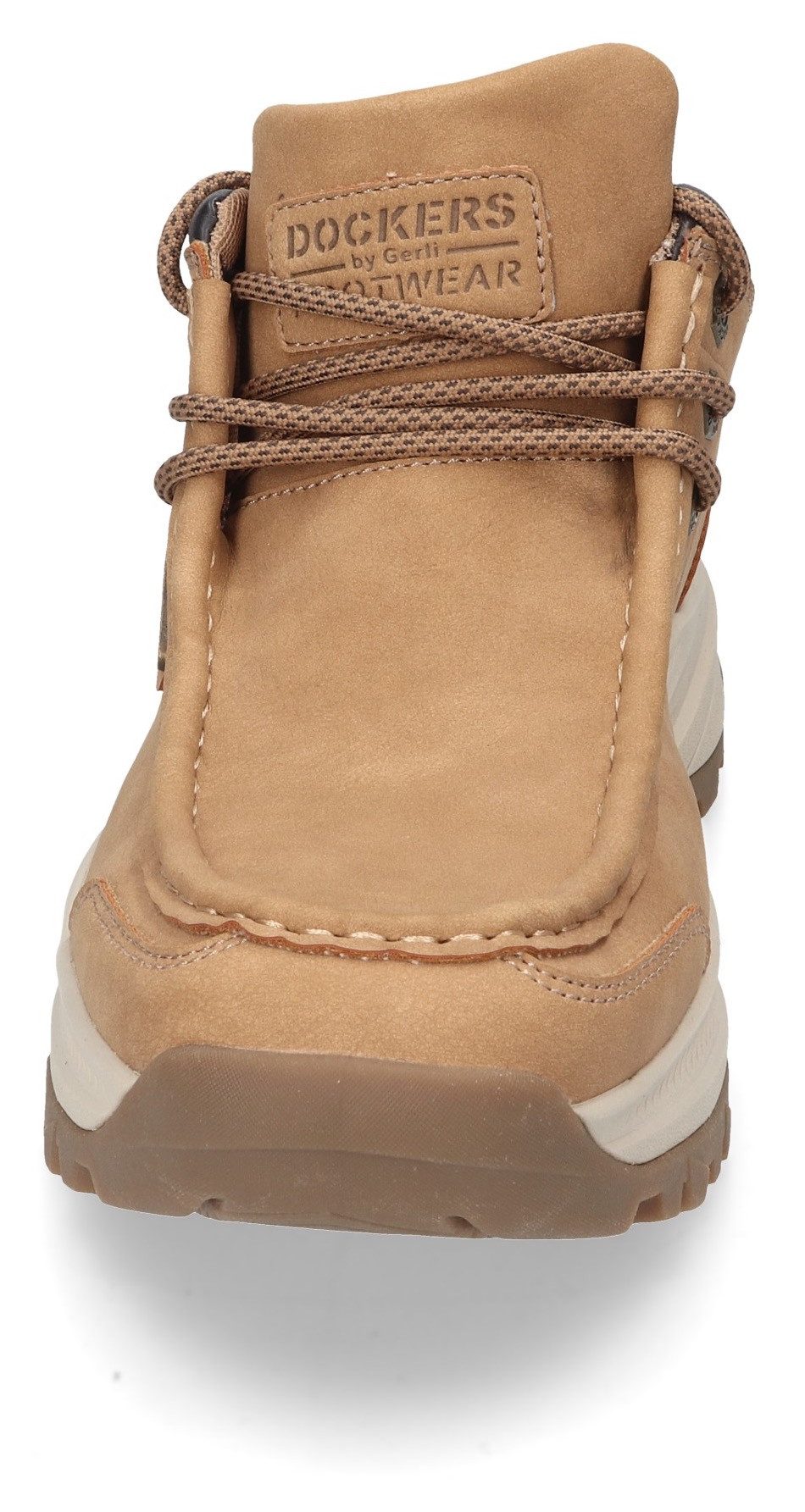 Dockers by Gerli Veterschoenen trekking laarzen, veterschoenen met modieuze mocassin-decoratieve naad