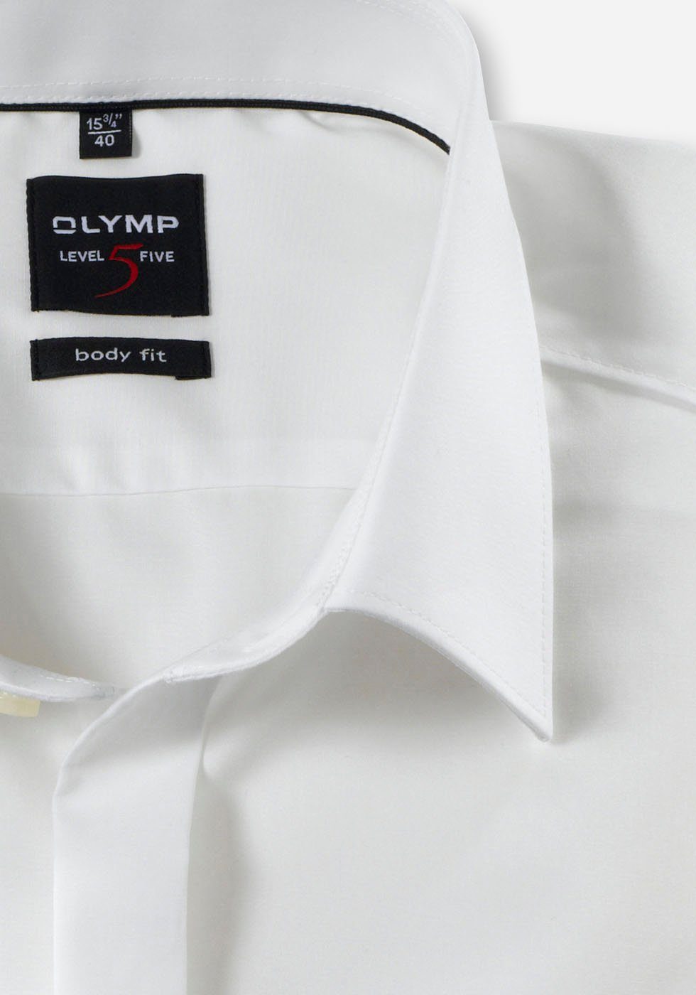 OLYMP Smokingoverhemd Level Five body fit Omslagmanchetten, verborgen knoopsluiting