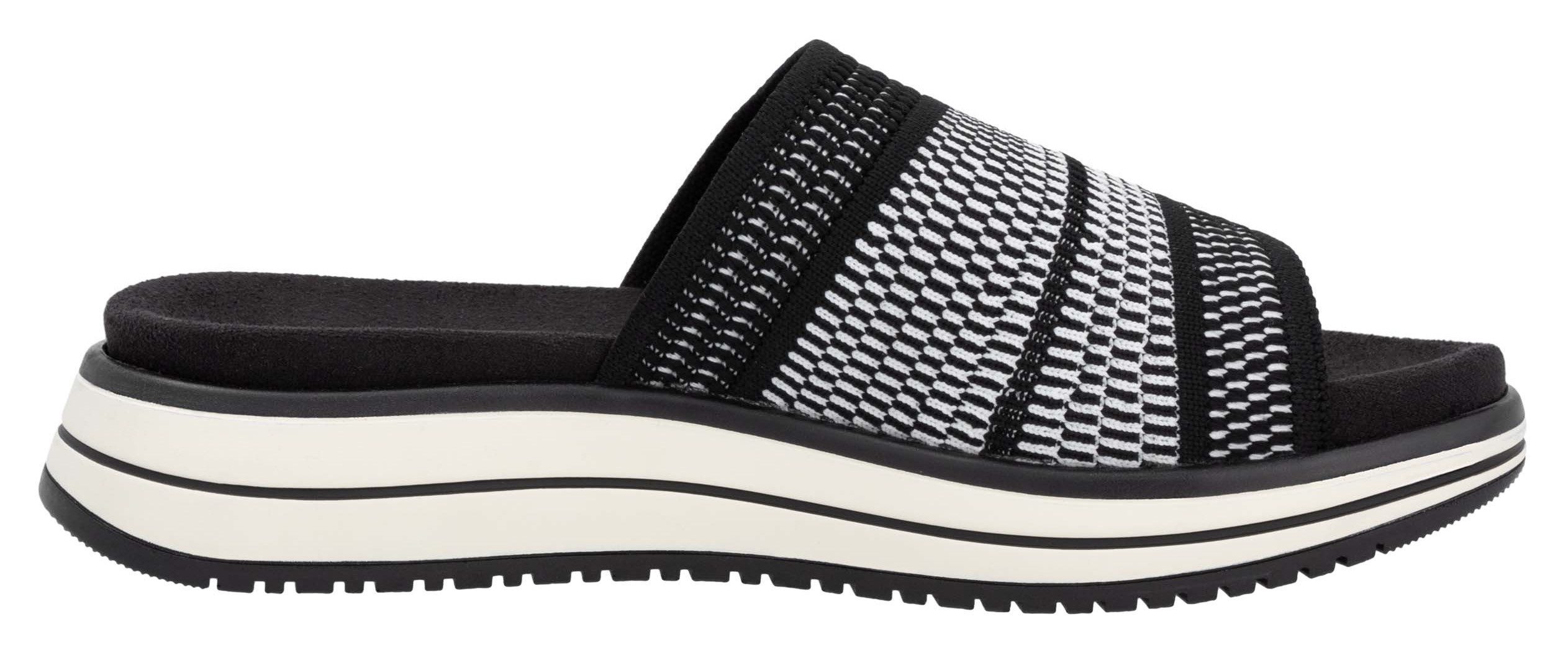 Remonte Slippers , sleehak, zomerschoen, slippers met praktische elastische rand