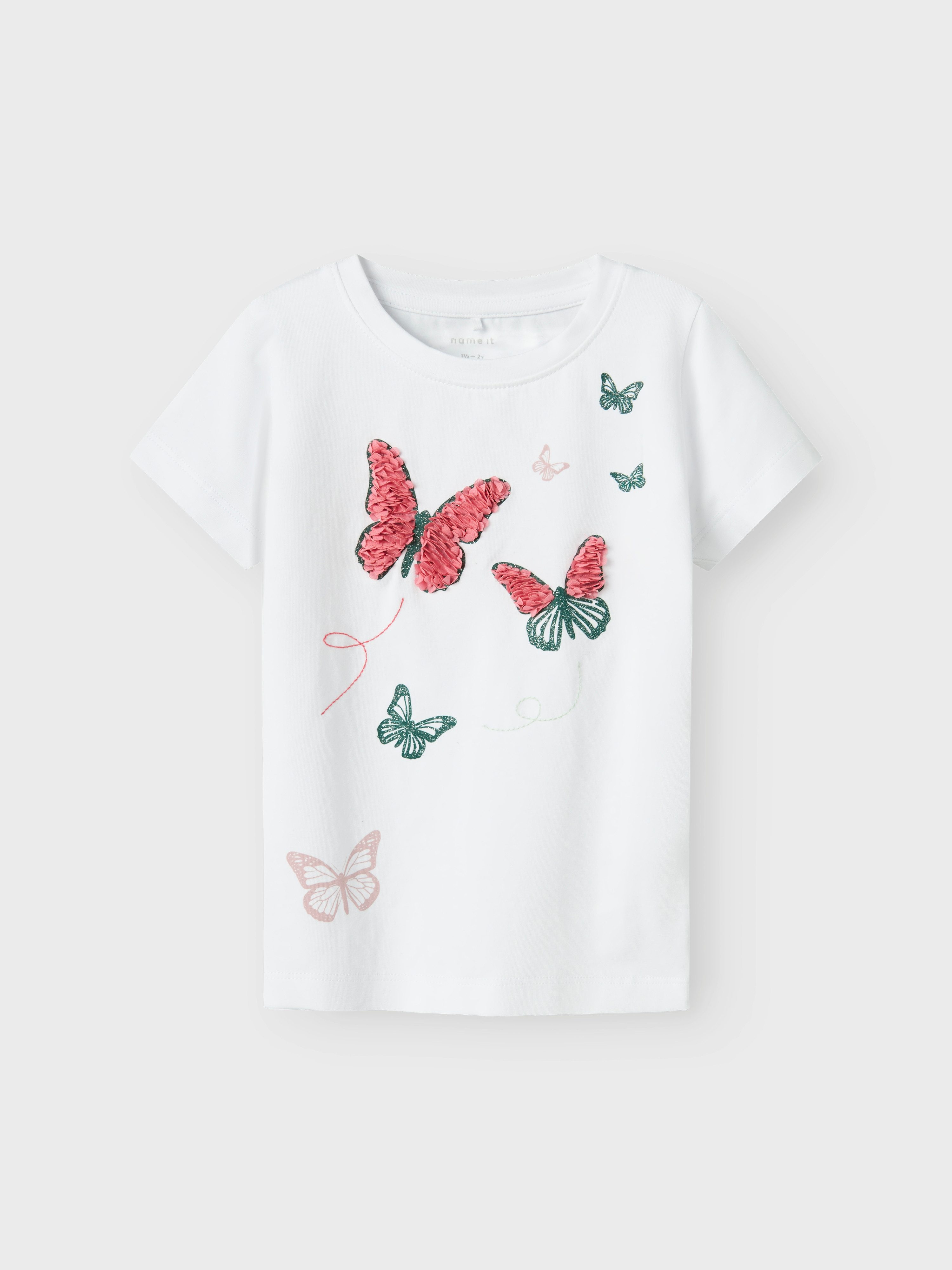 Name It T-shirt NMFLOFLA SS TOP
