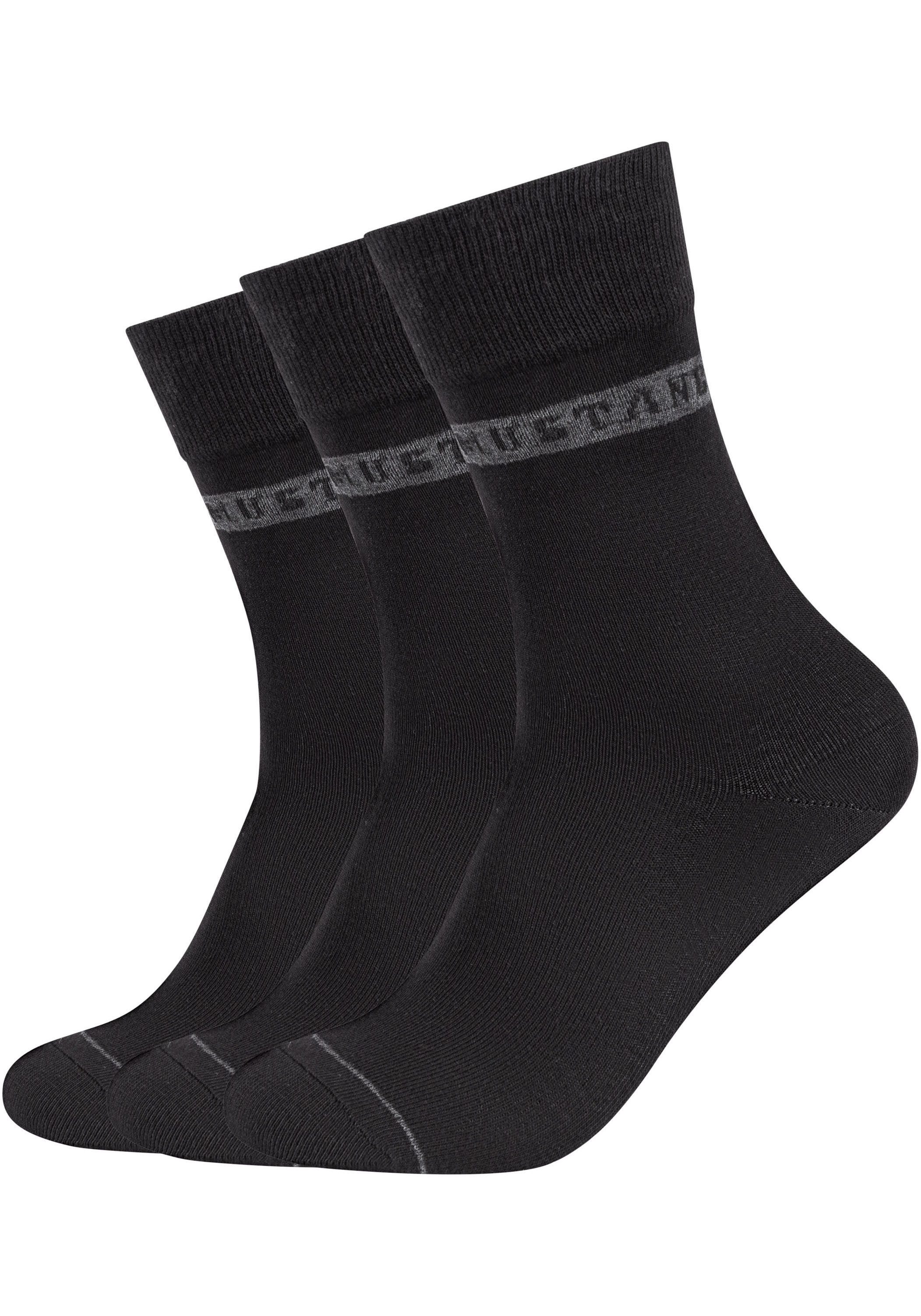MUSTANG Sokken Casual met zachte en elastische comfortband (Set van 6)