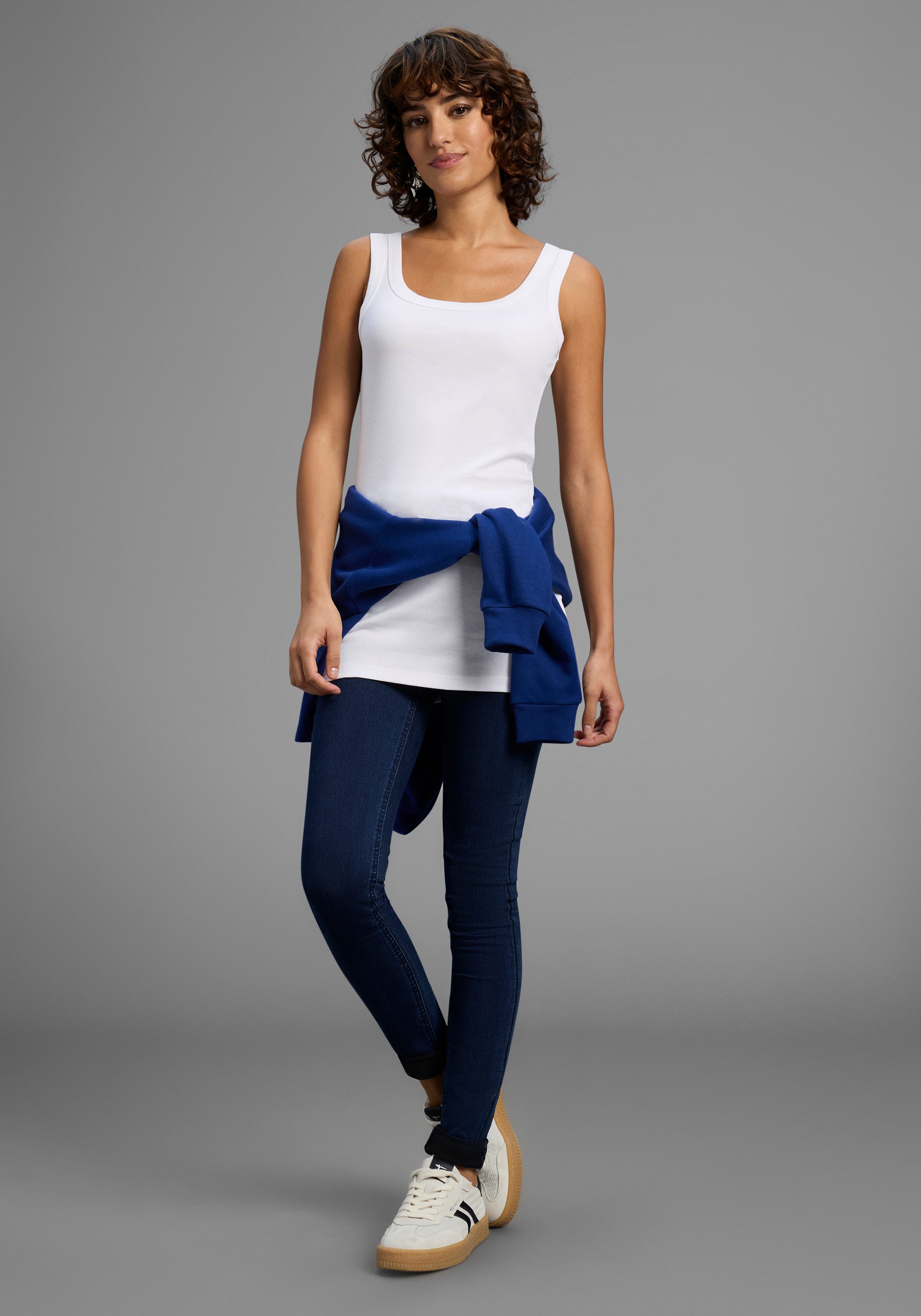 Flashlights Tanktop in een lang model (2-delig, Set van 2)