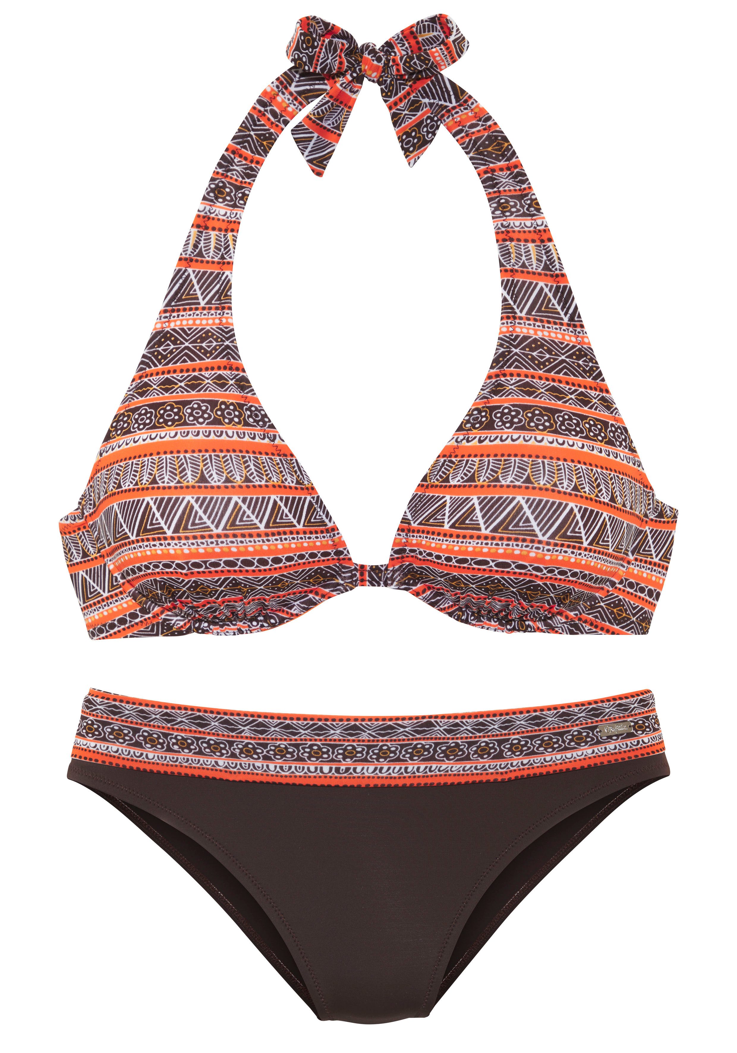 Buffalo Beugelbikini Met trendy streepdruk