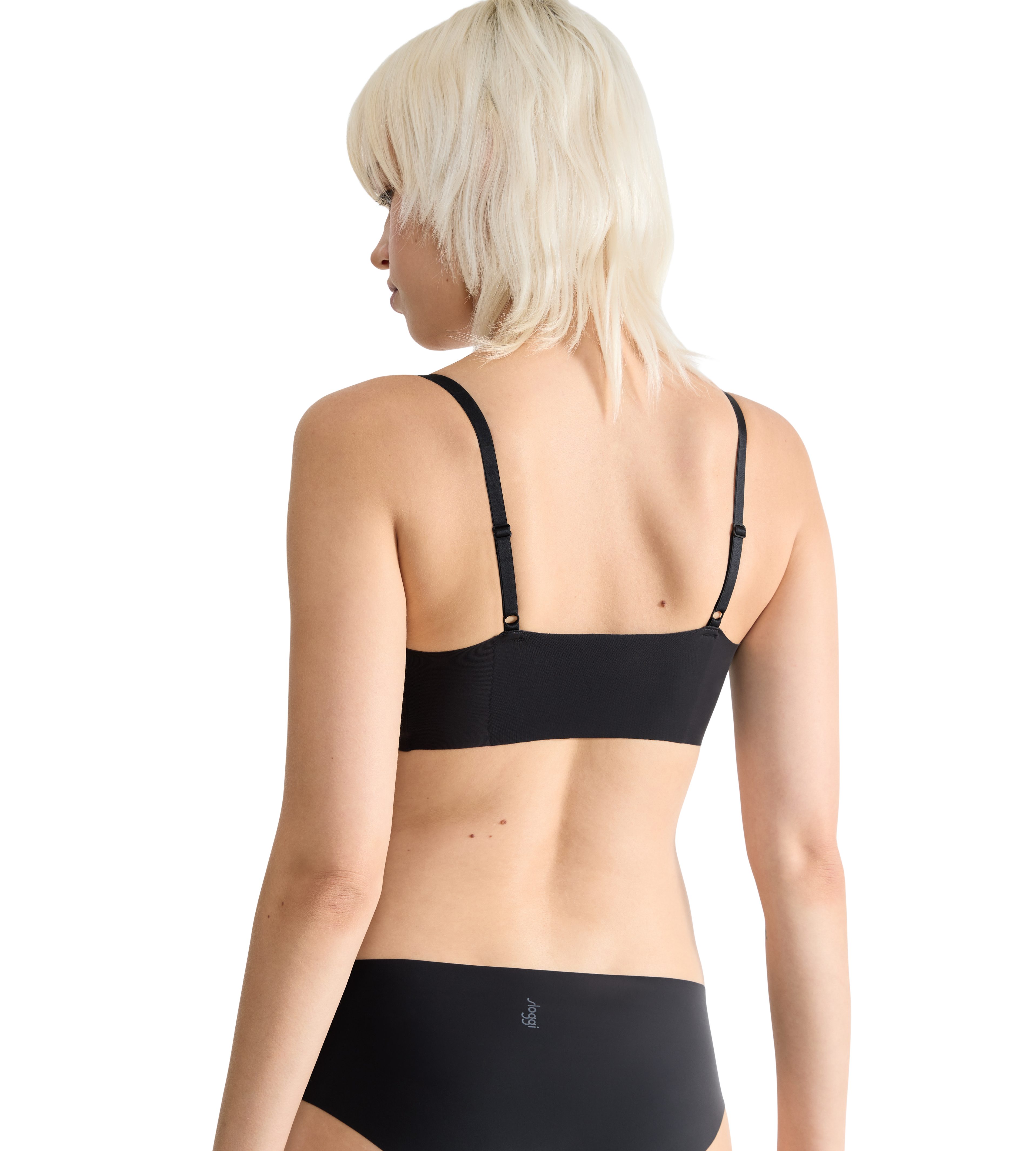 Sloggi Bustier ZERO Microfibre 2.0 Bralette zonder beugels, met uitneembare pads (1-delig)