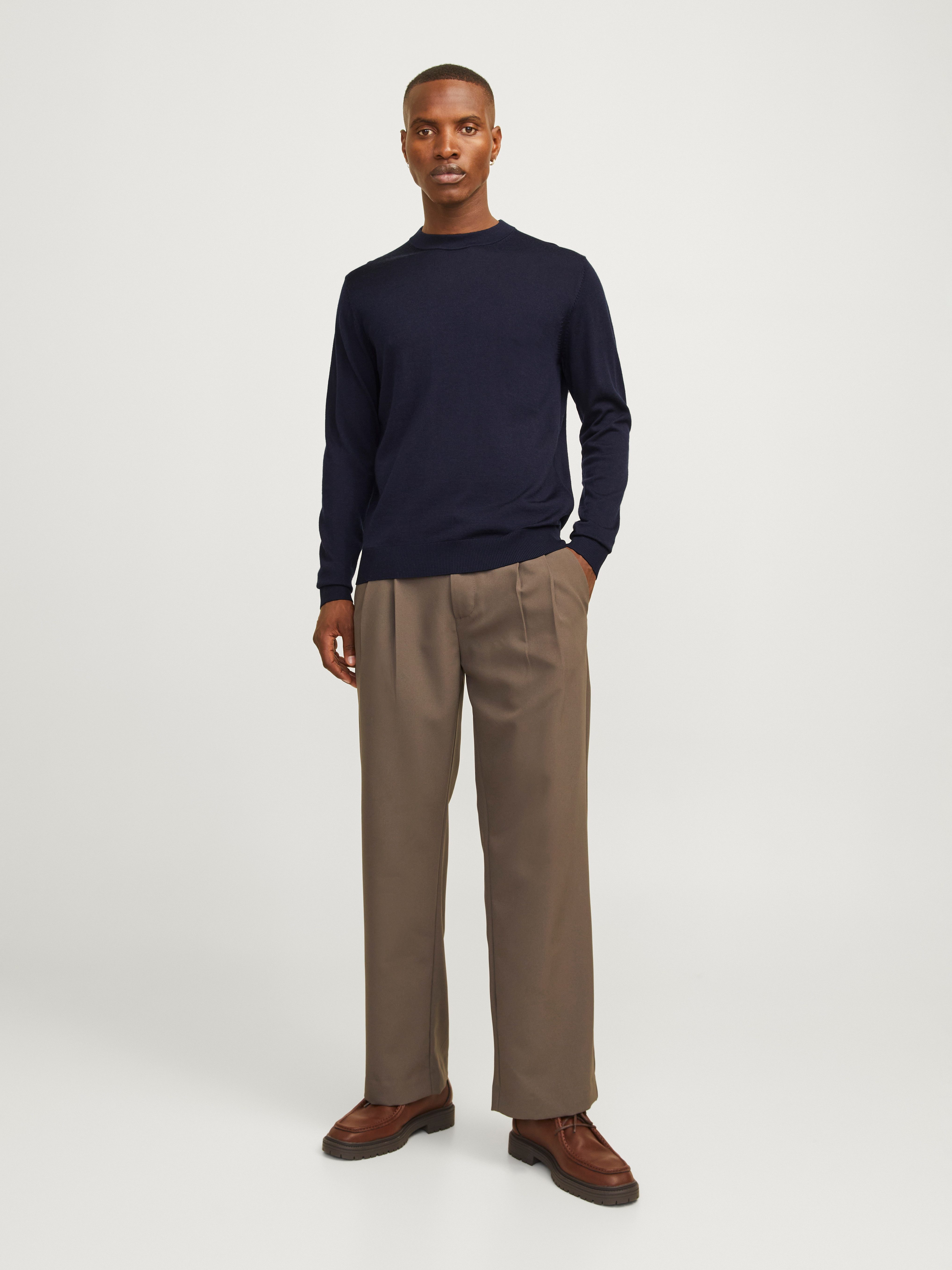 Jack & Jones Gebreide trui JPRBLAMILANO STITCH KNIT CREW NECK SN