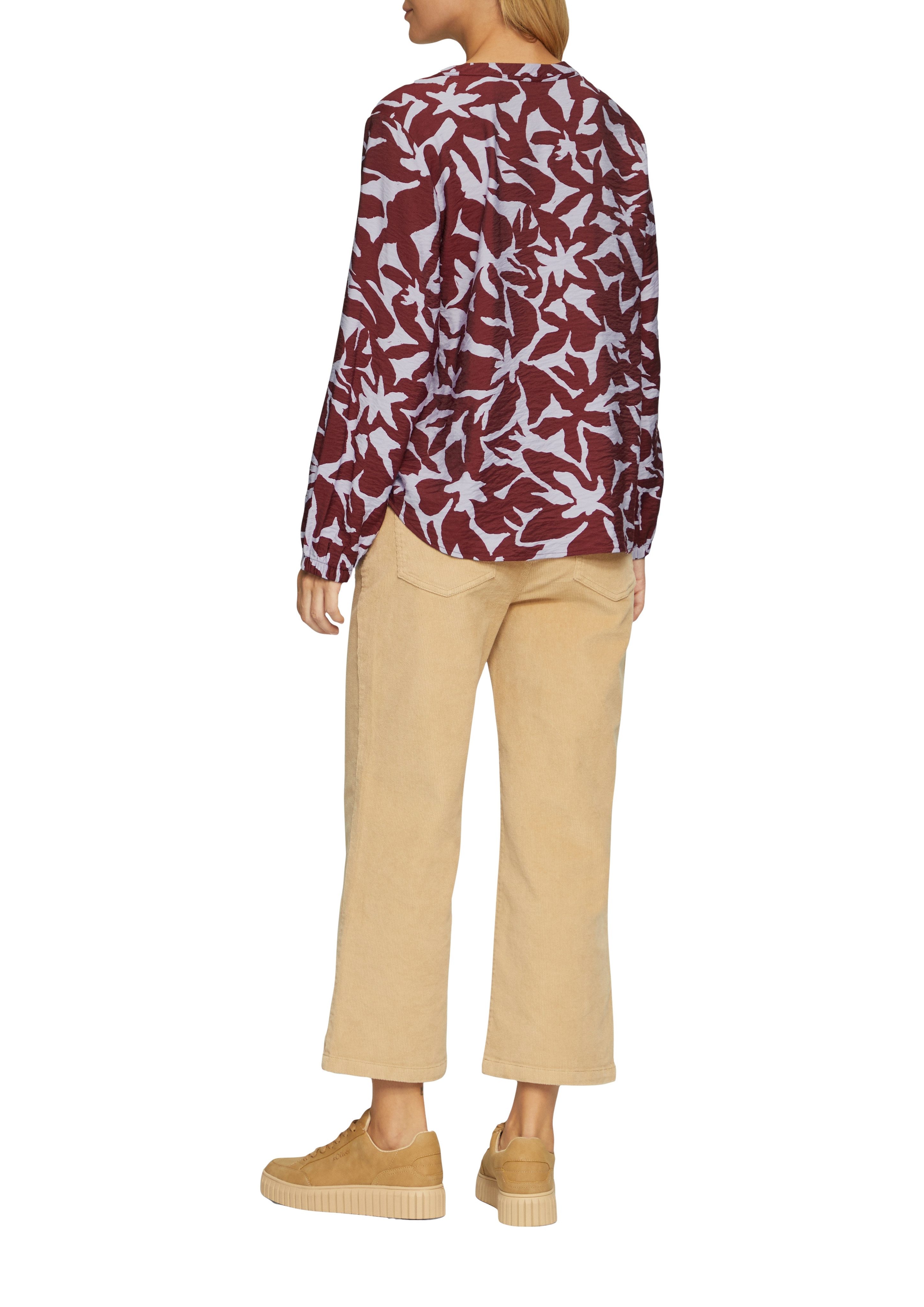 s.Oliver Blouse met lange mouwen met print all-over