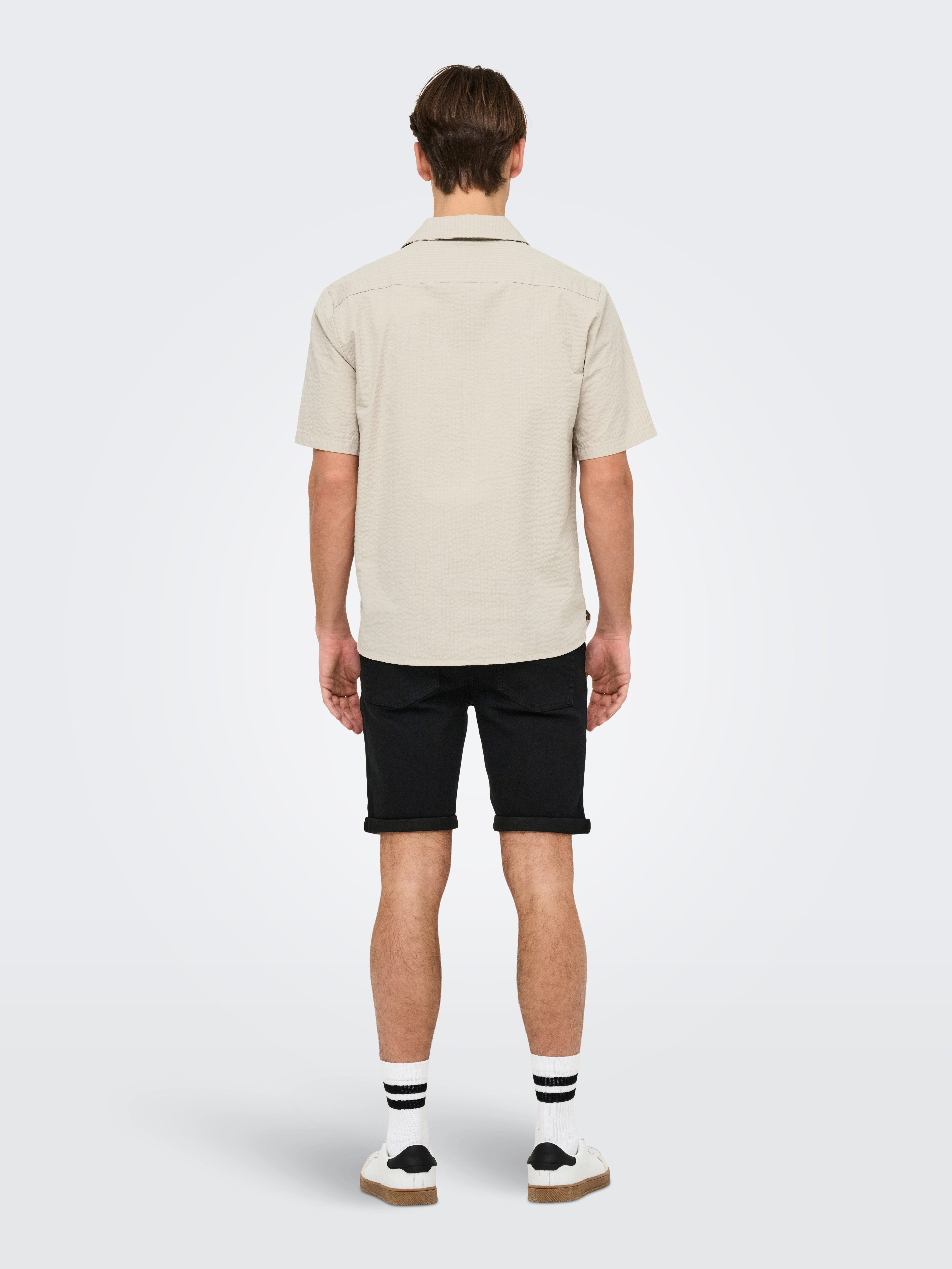 ONLY & SONS Overhemd met korte mouwen ONSEYE RESORT SEERS 0009 SHIRT NOOS