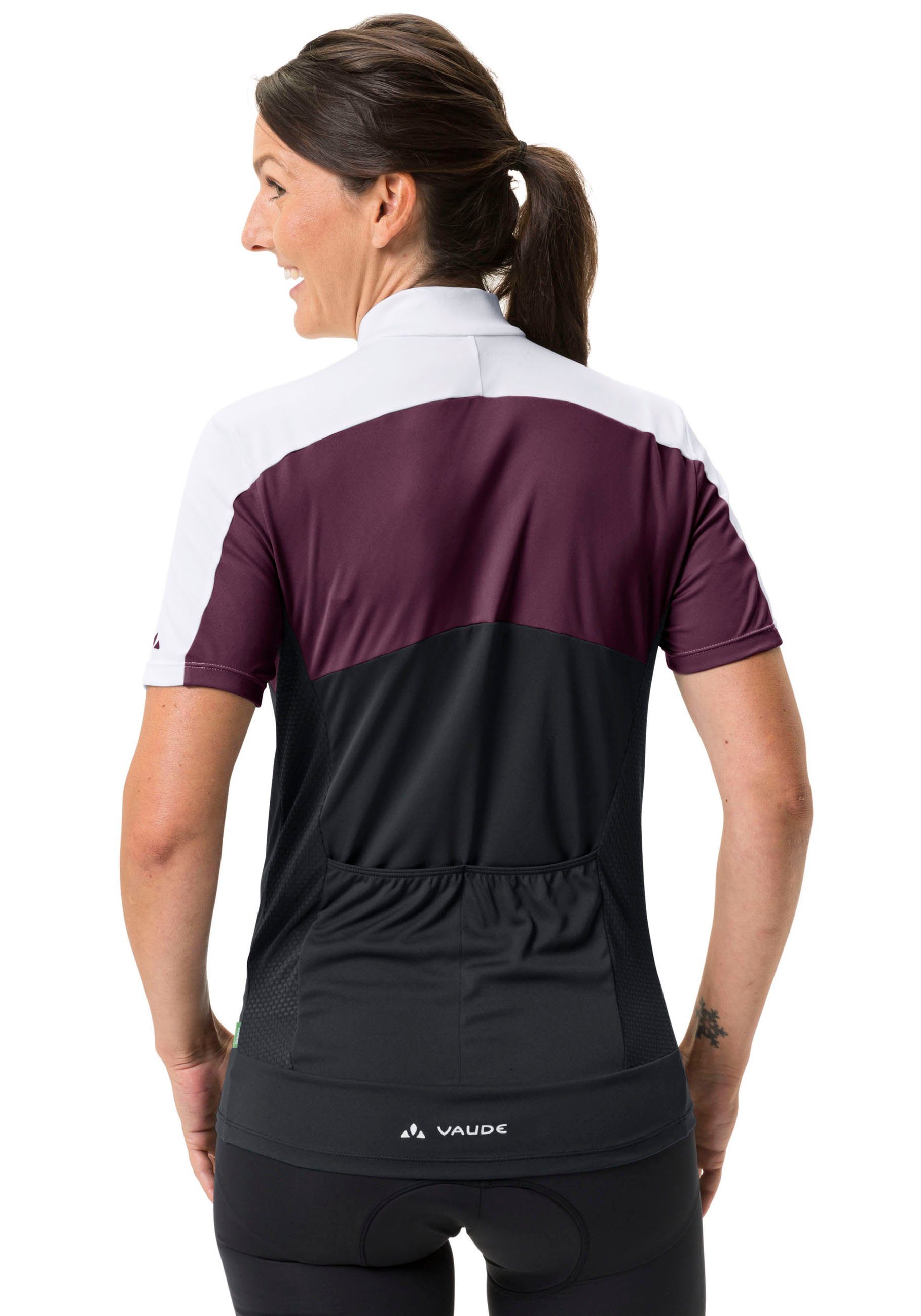 VAUDE Fietsshirt Women's Matera FZ Tricot Fiets shirt colorblocking (1-delig)