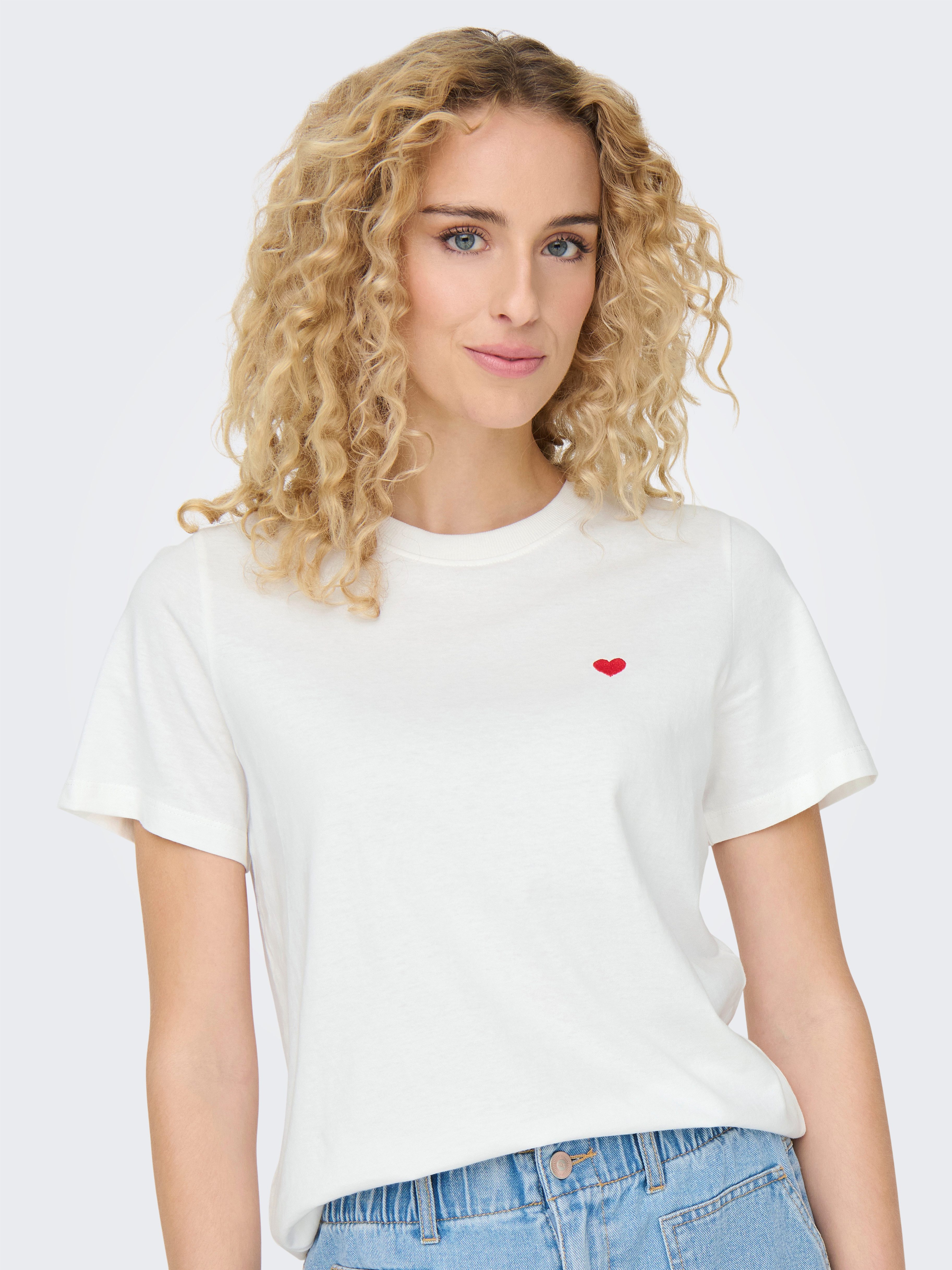 JDY Shirt met korte mouwen JDYPISA S/S PRINT TOP JRS NOOS