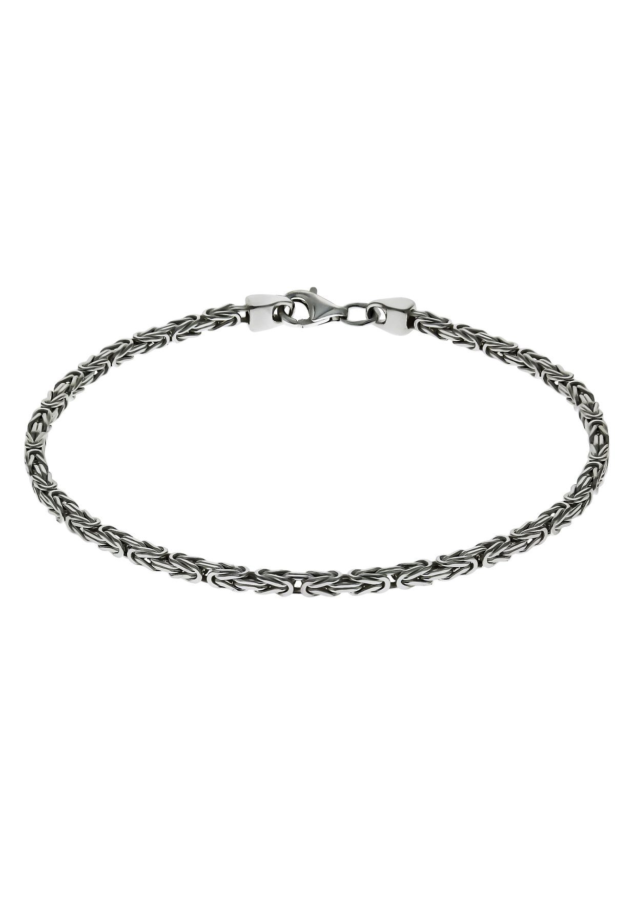 Firetti Armband Sieraad cadeau zilverkleur 925 armband koning ketting unisex armbanden maat 19 zilver(kleur)