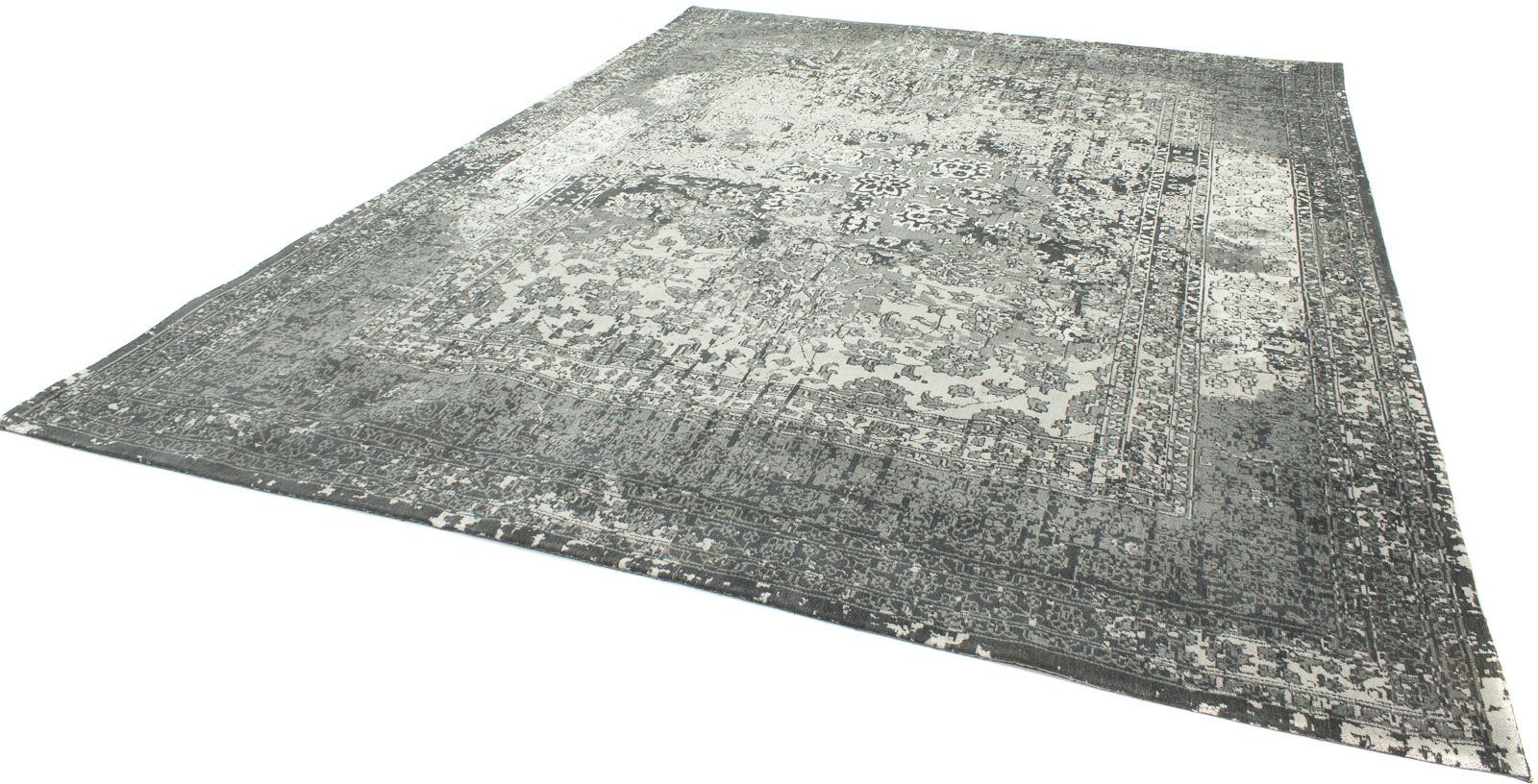 morgenland Design-vloerkleed Vintage tapijt "Marceau" rechthoekig woonkamer zilver(kleur)