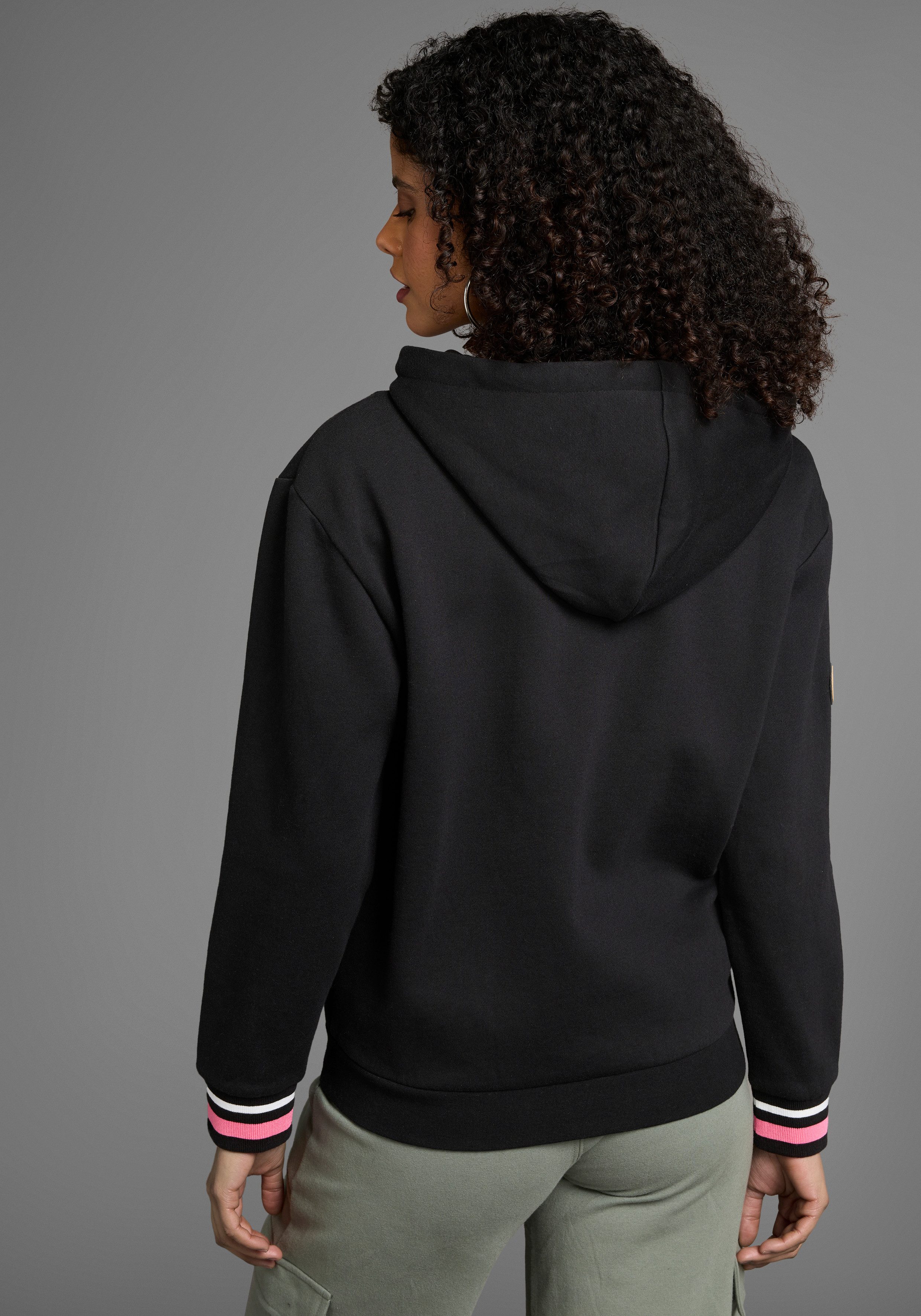 KangaROOS Capuchonsweatvest met neondetails