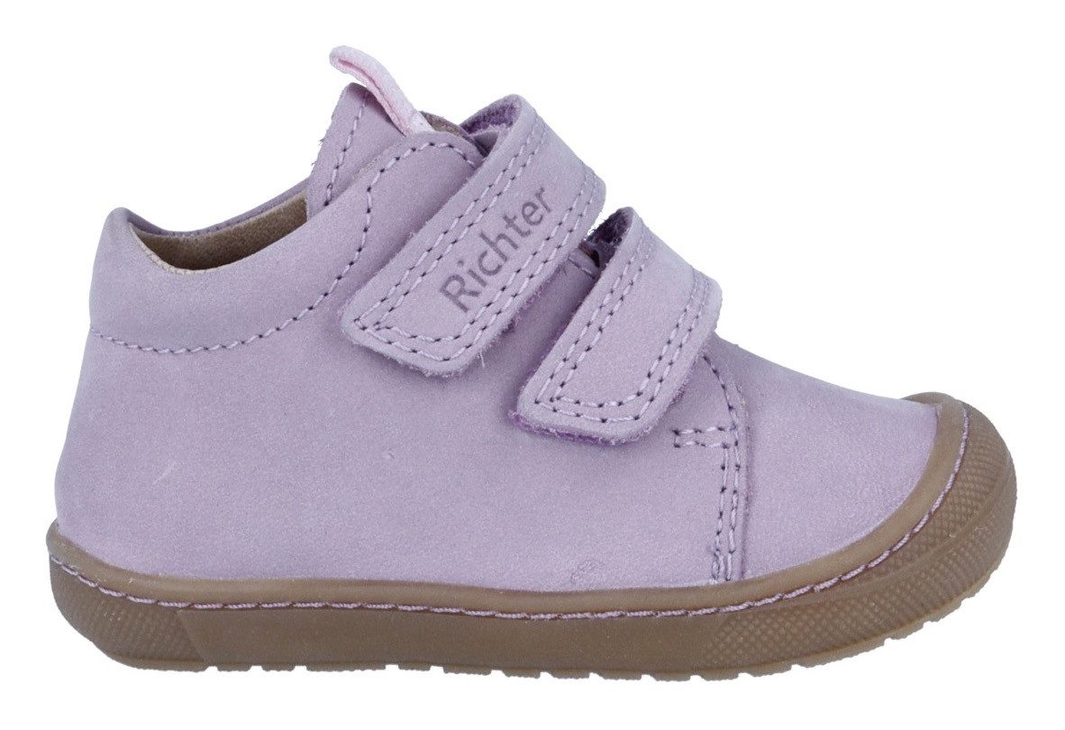 Richter Babyschoentjes Maxi WMS: gemiddeld Klittenbandschoen met gepolsterde instap, maat sjabloon om te downloaden