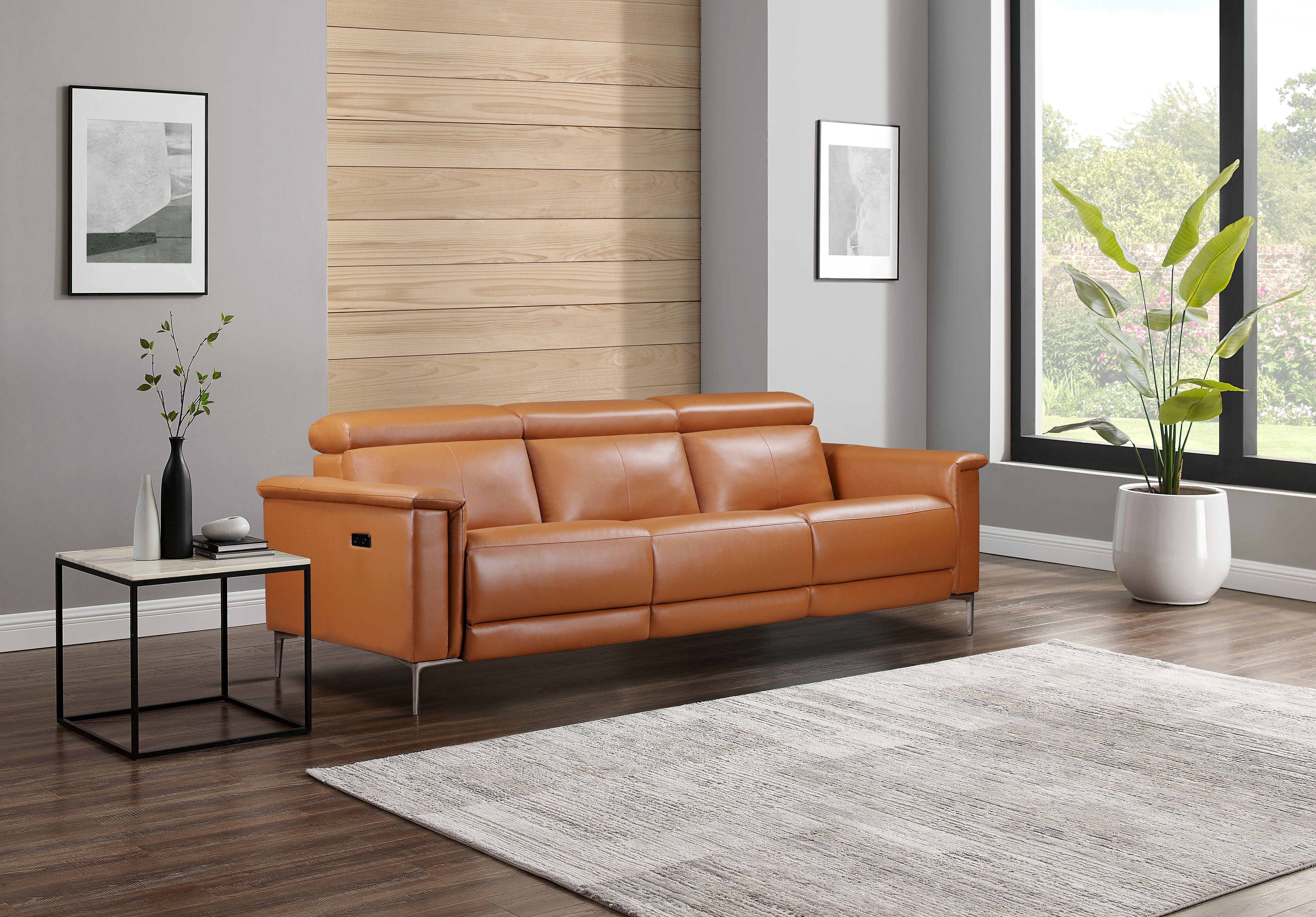 Places of Style 3-zitsbank Lund, met handmatige en elektrische relaxfunctie