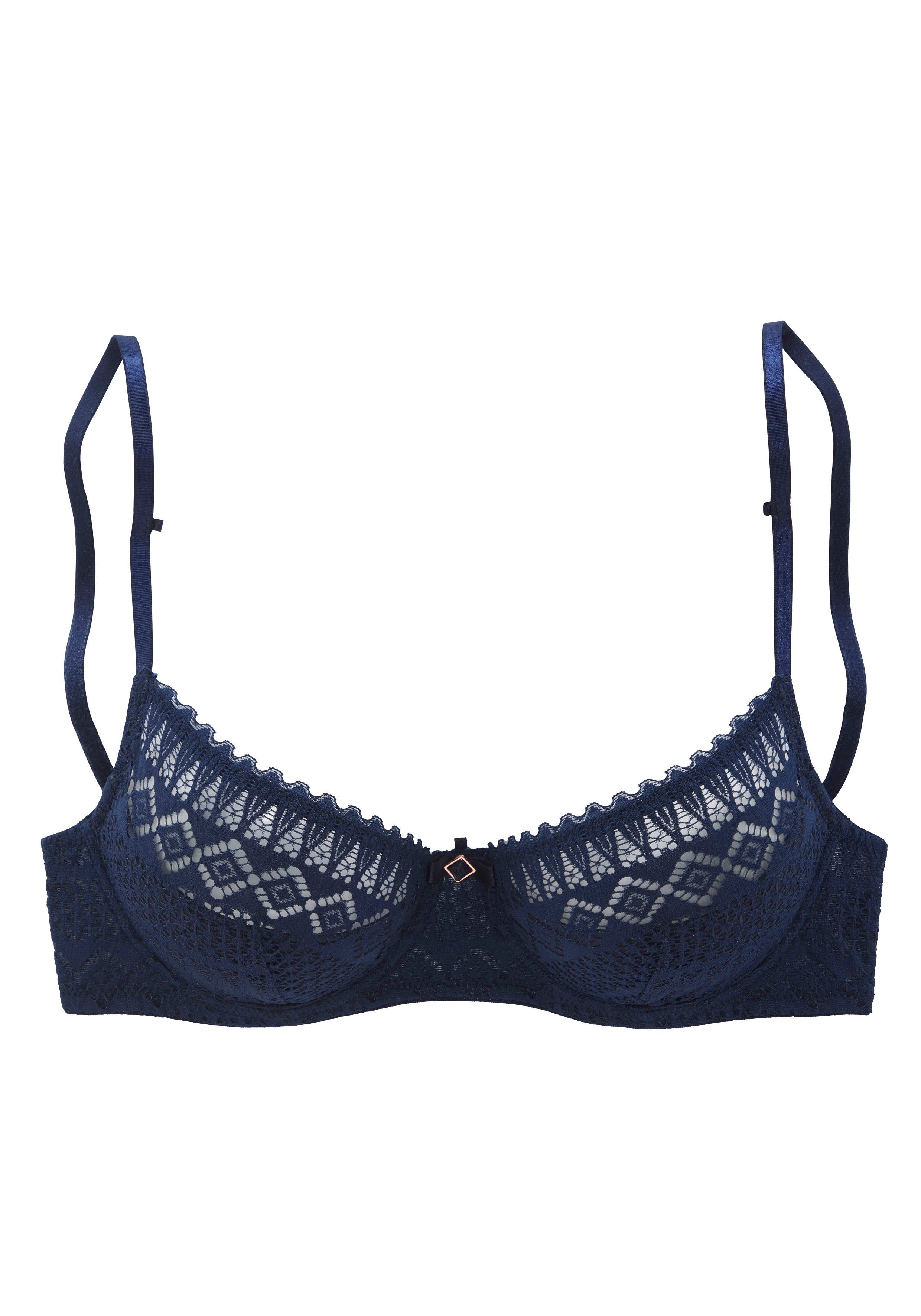 Lascana Balconette-bh Nina met beugels met afneembare ketting accessoire sexy lingerie