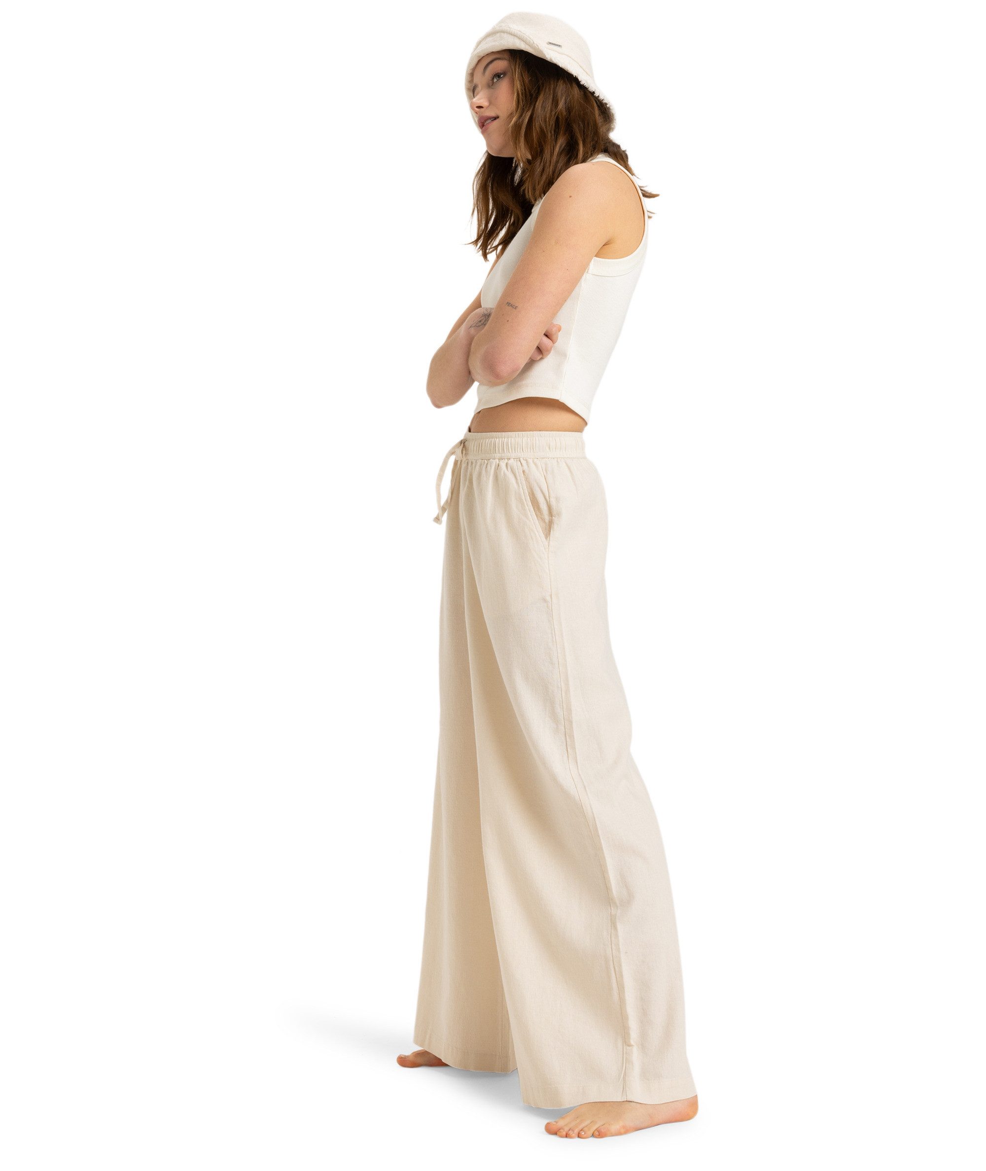 Roxy Linnen broek LEKEITIO BREAK MID PANT