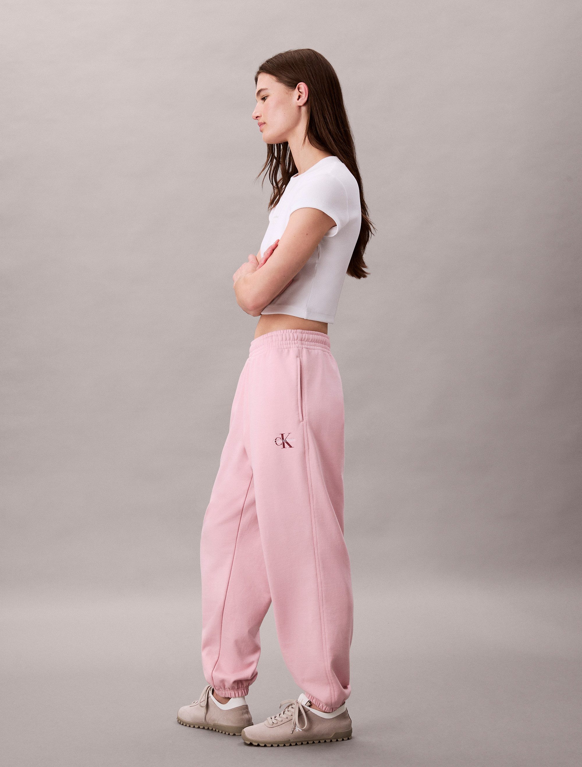 Calvin Klein Sweatbroek MONOLOGO FRENCH TERRY JOGGER