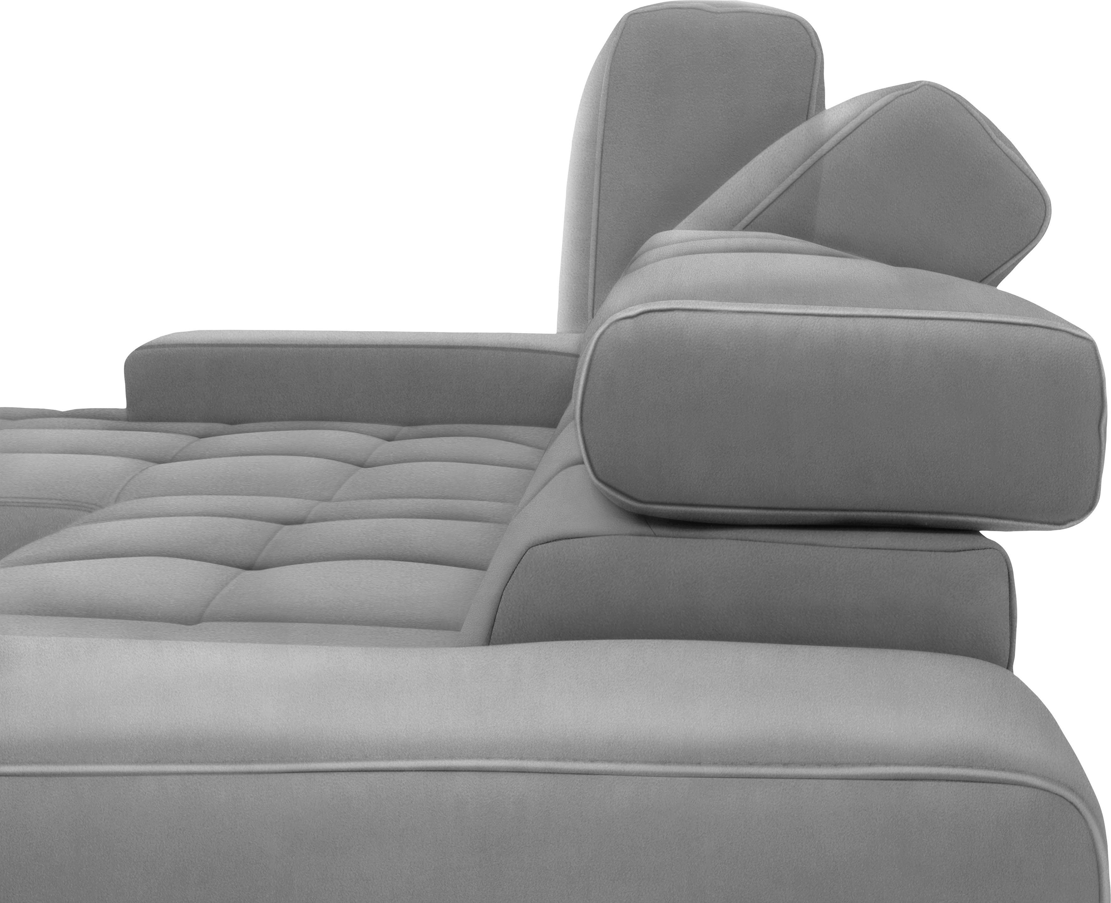 DOMO collection Zithoek Cunelli mooie zitnaden als designelement, stevige zitcomfort, U-vorm