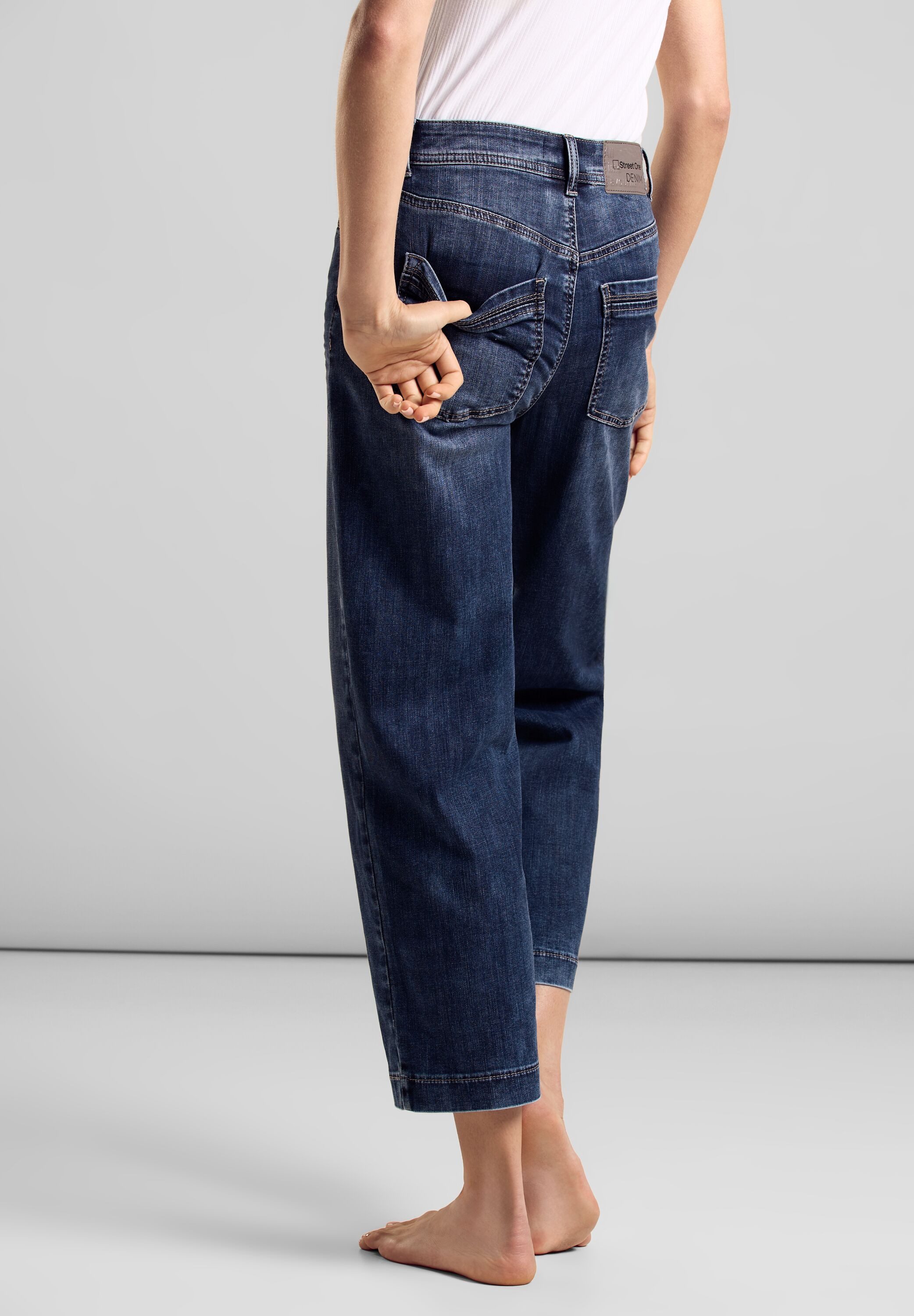 STREET ONE Straight jeans in five-pocketsstijl