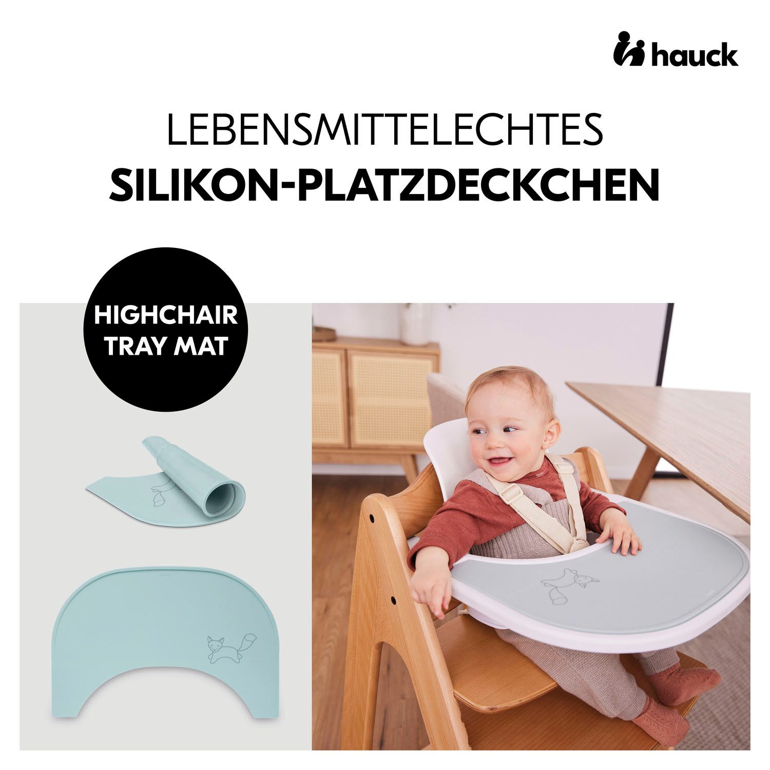 Hauck Set placemats Highchair Tray Mat voor kinderstoel eetplanken