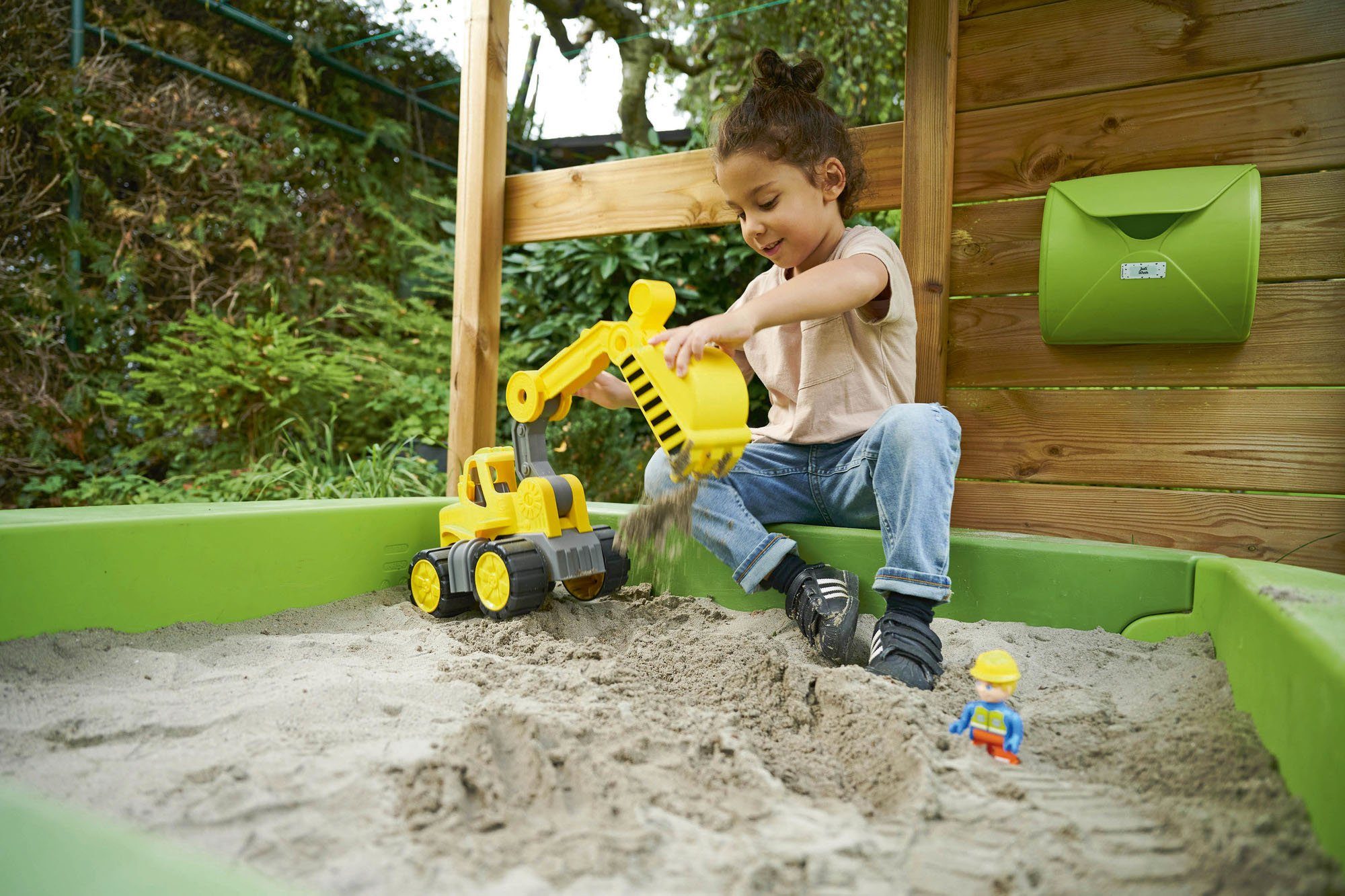 BIG Speelgoed graafmachine Power-worker graafmachine + figuur