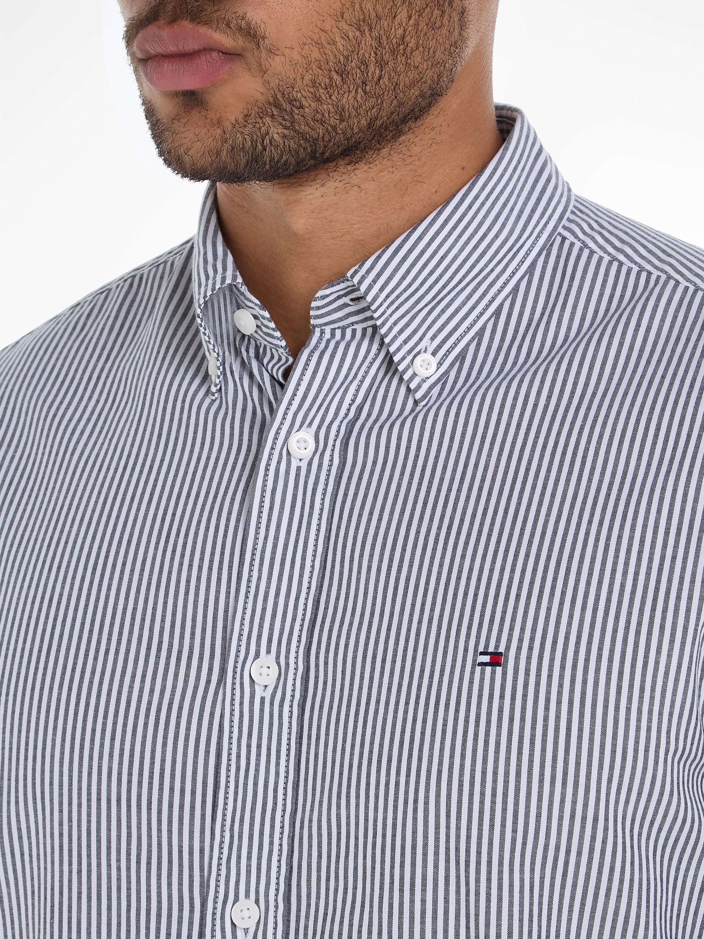 Tommy Hilfiger Businessoverhemd NAT. SOFT EASY STRIPE RF SHIRT