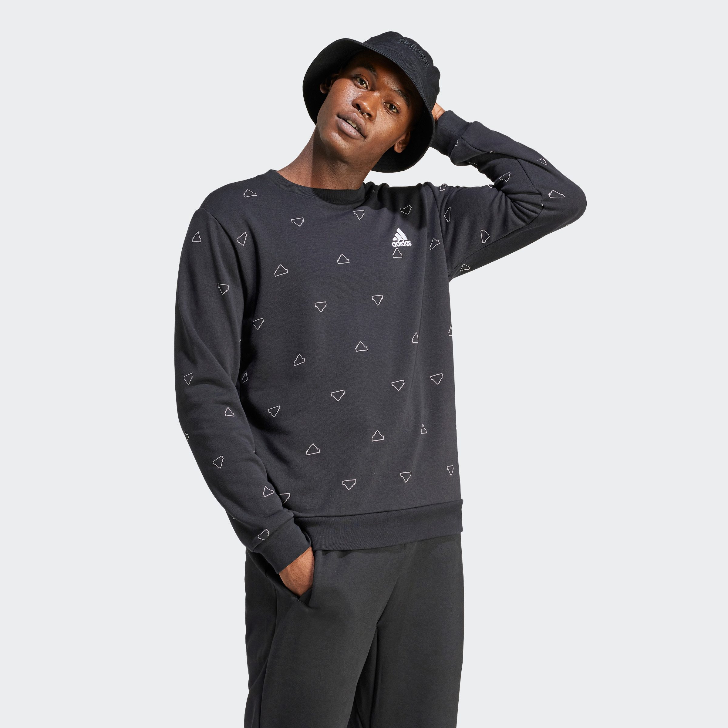 adidas Sportswear Sweatshirt M MNGRM CRW FT