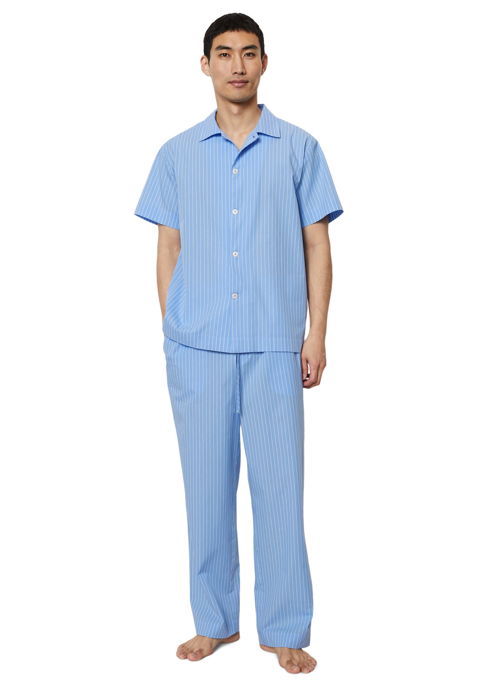 Marc O'Polo Pyjamabroek met fijne strepen