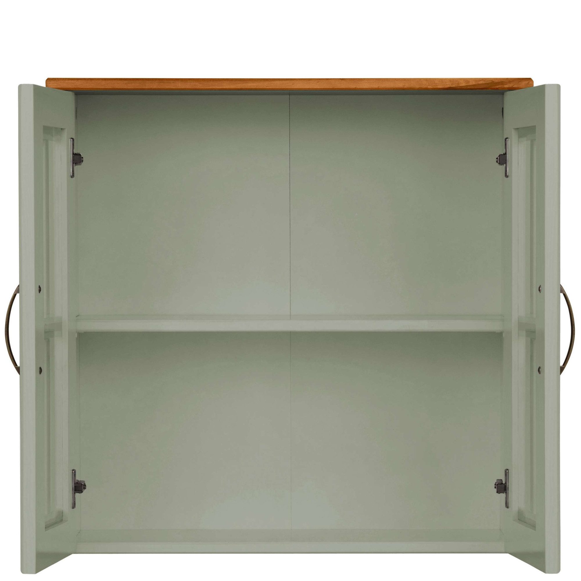Home affaire Hangend kastje Rodby Massief, FSC®-gecertificeerd hout, grepen metaal, breedte 60 cm, hoogte 60 cm