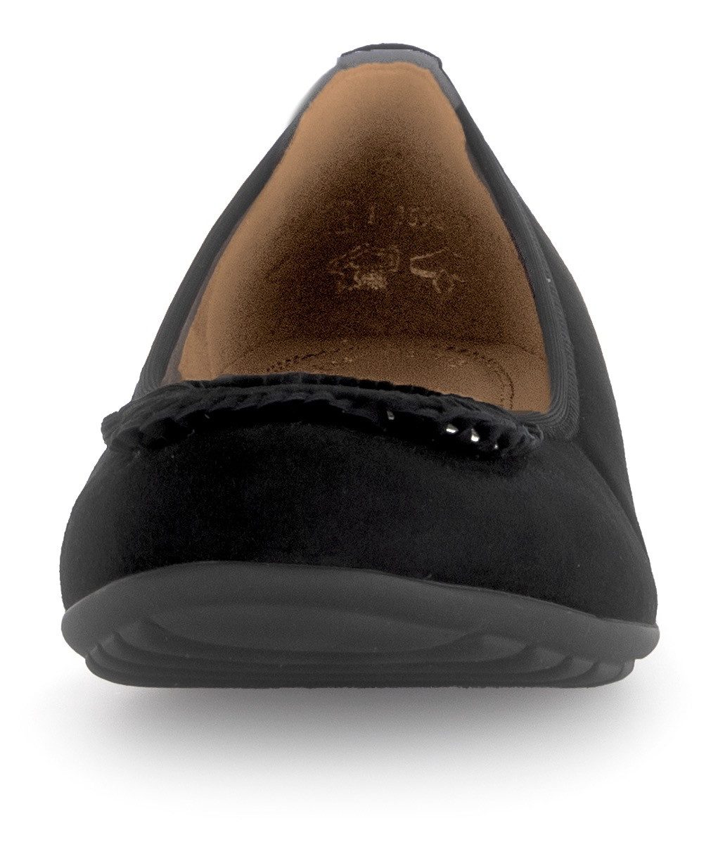 Gabor Ballerina's Florence , comfort schoen, zakelijke schoen, elastische afwerking, comfortbreedte g (= breed)