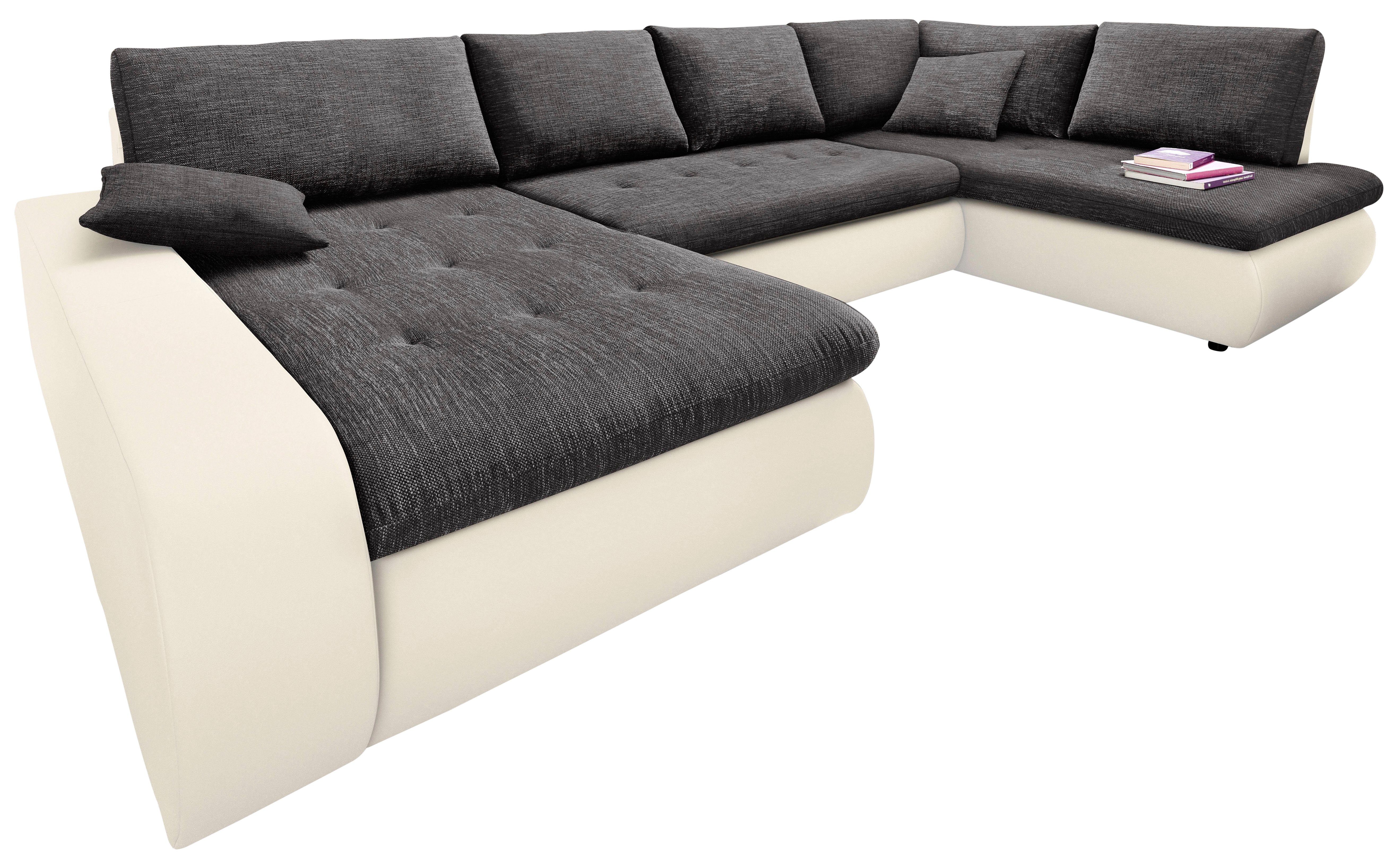TRENDMANUFAKTUR Zithoek Indie, geweldig zitcomfort, uitgebreide detailafwerking, U-vorm