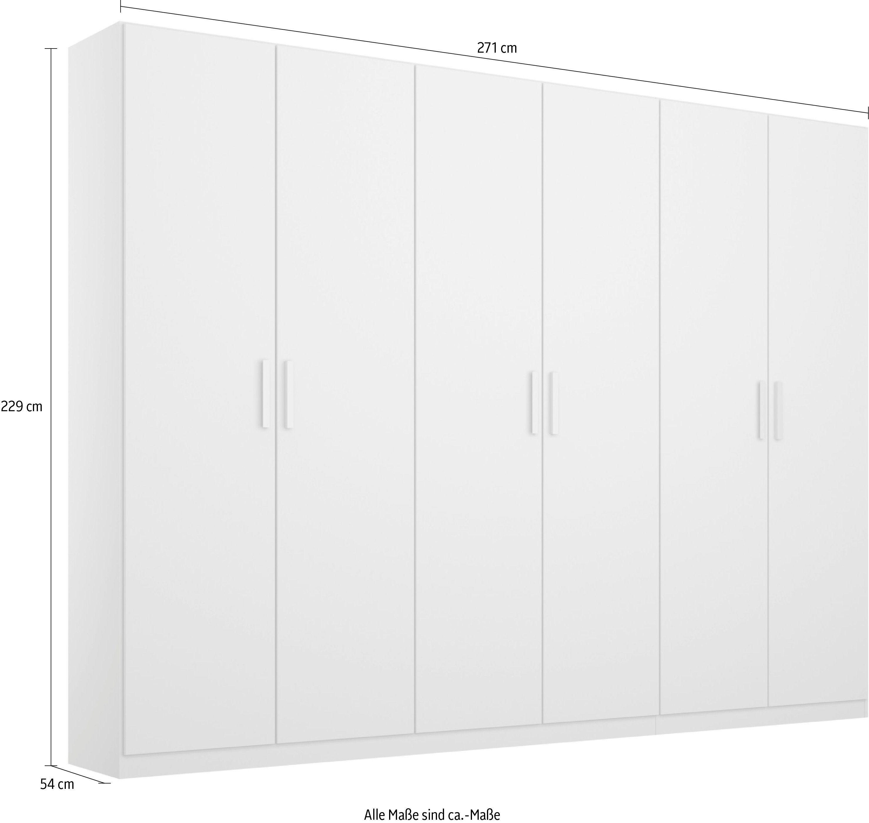 rauch Draaideurkast Kledingkast kast garderobe KOLUNA met decor-front inclusief 2 binnenladen en extra legplanken made in germany