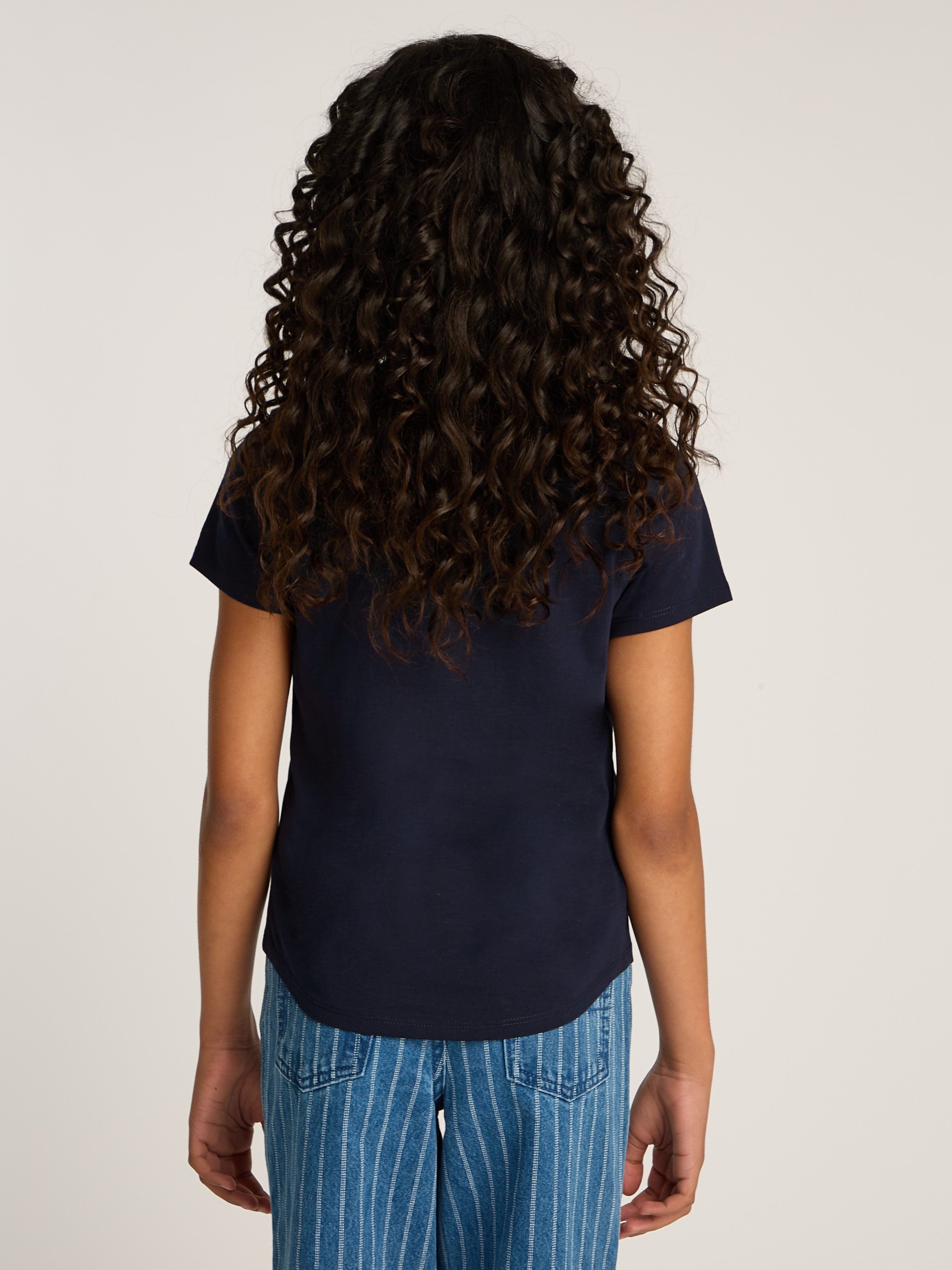 Tommy Hilfiger T-shirt met glinsterend opschrift