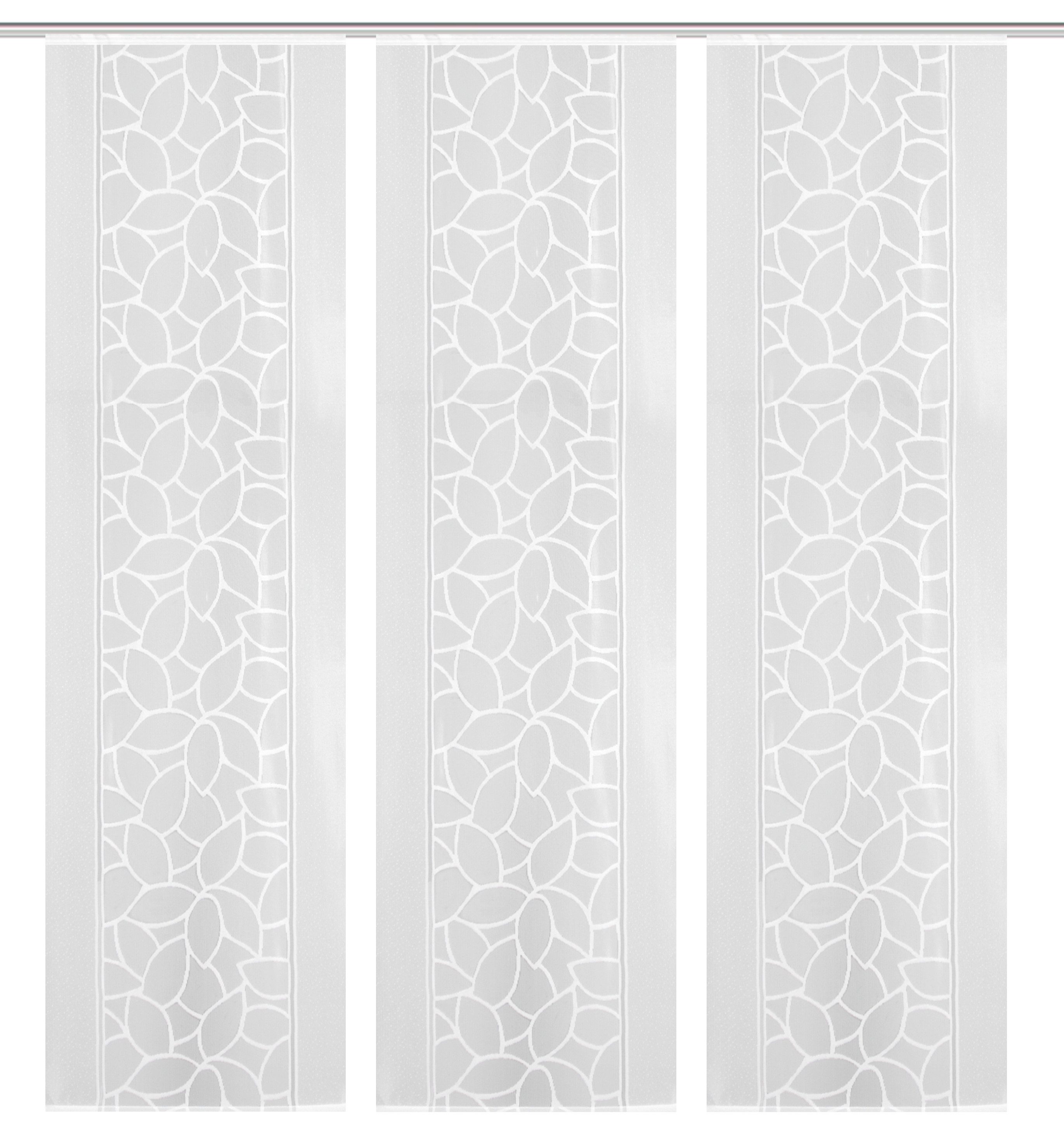 HOME WOHNIDEEN Paneelgordijn JENNA Paneelgordijn jacquard set (3 stuks)